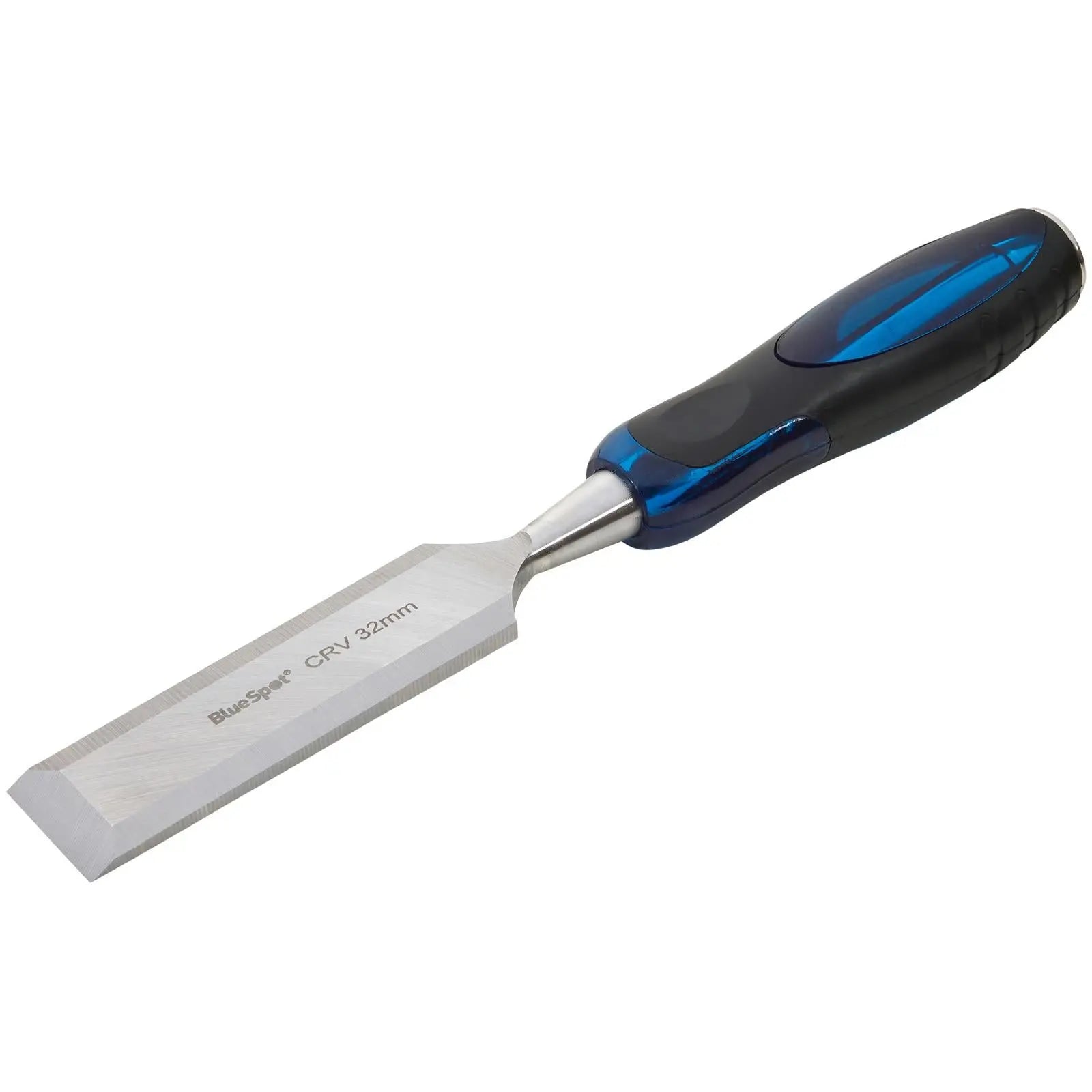 BlueSpot Go Through Wood Chisel with Striking Cap 32mm 1 1/4  White Rose Tools