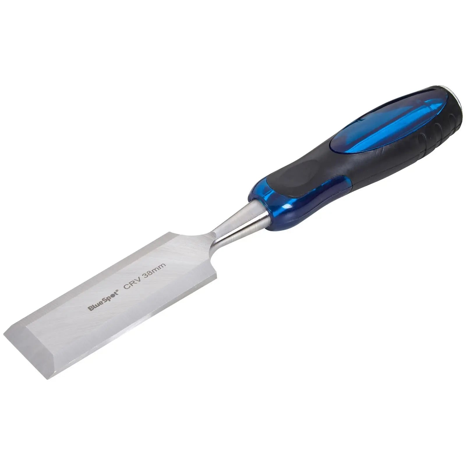 BlueSpot Go Through Wood Chisel with Striking Cap 38mm 1 1/2  White Rose Tools