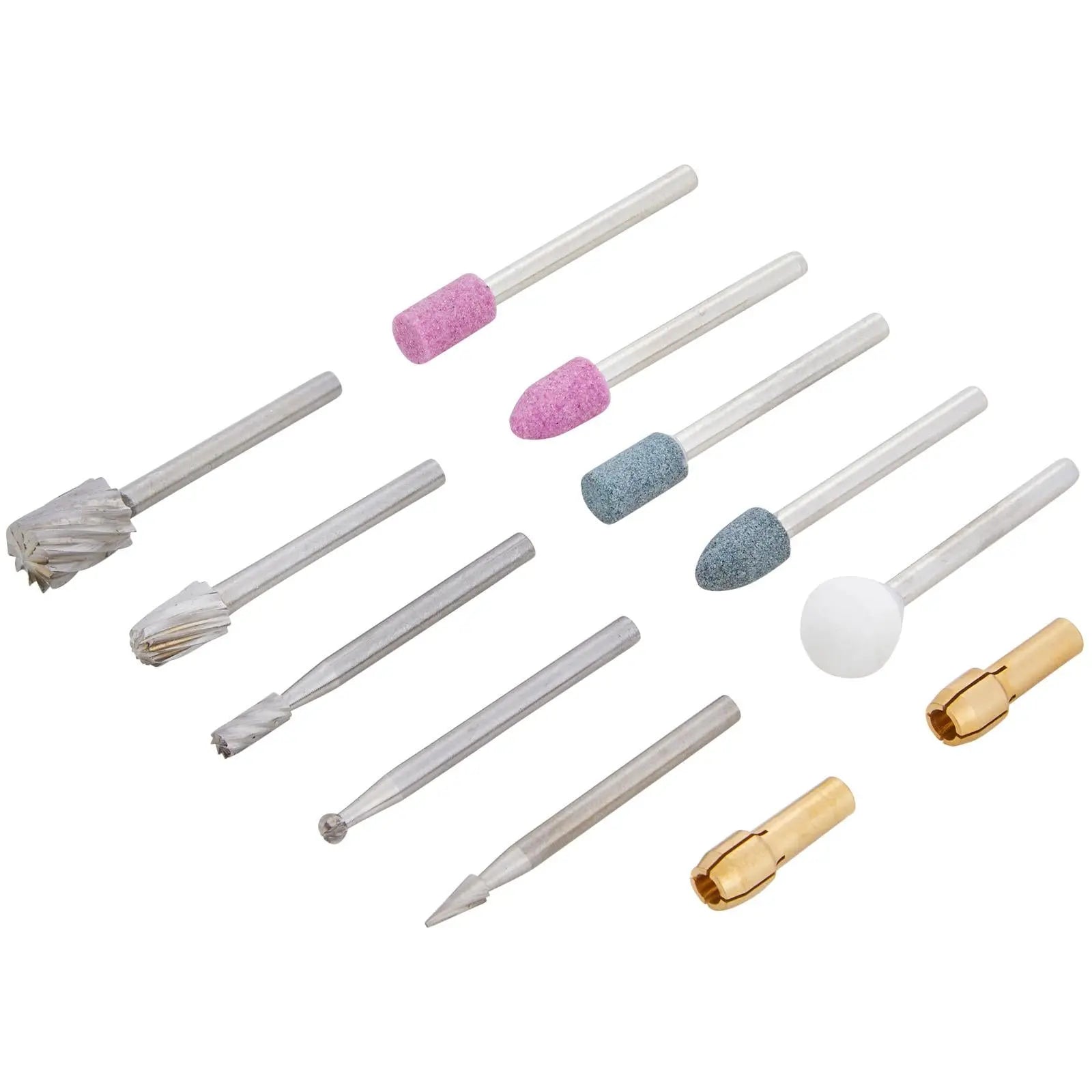 BlueSpot Grinding Rotary Tool Accessory Set 12 Piece  White Rose Tools