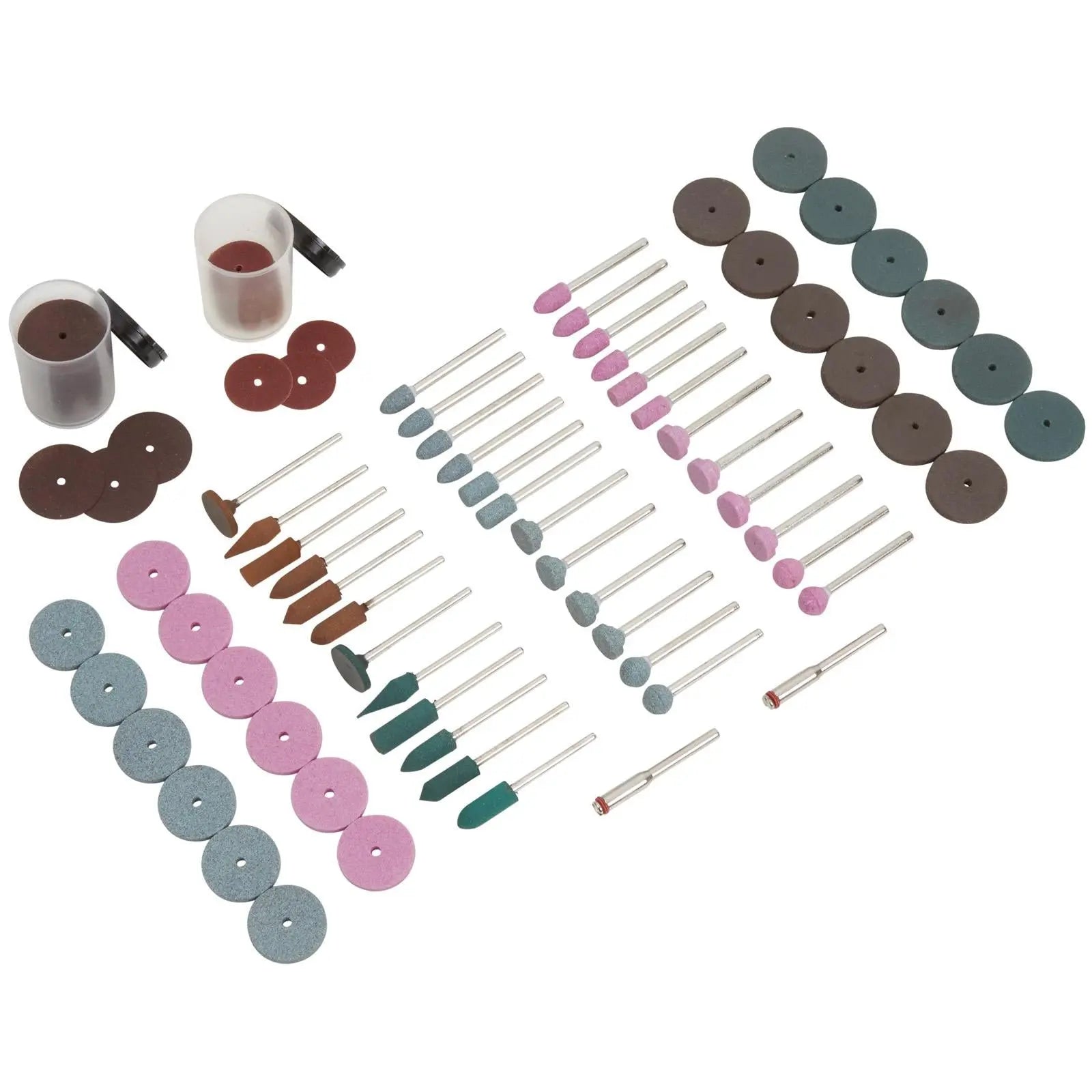 BlueSpot Grinding Sanding and Cutting Rotary Tool Accessory Set 134 Piece  White Rose Tools