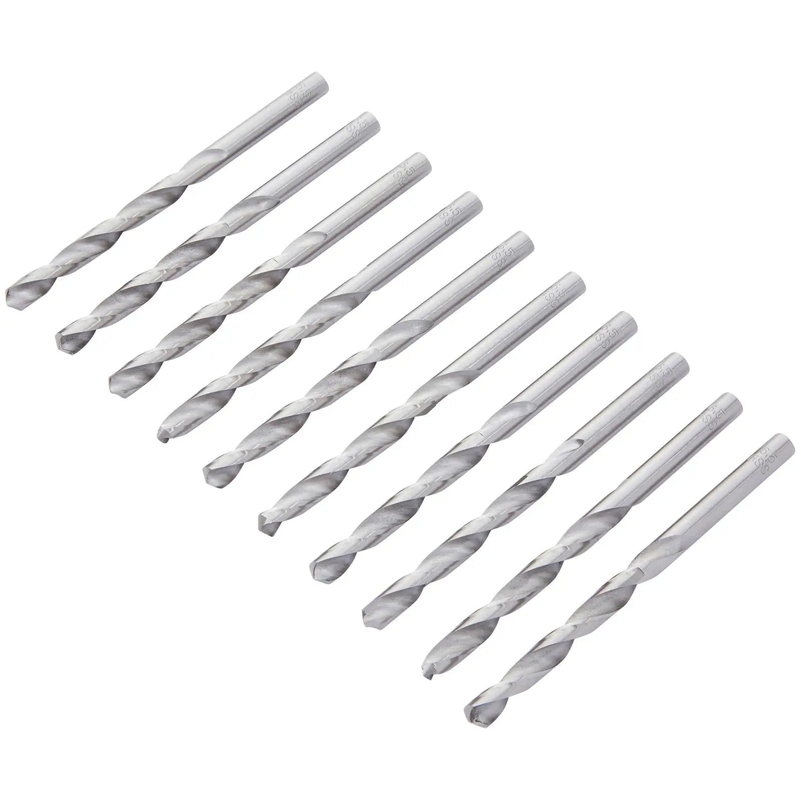 BlueSpot HSS Metal Drill Bits 6.5mm 10 Pack  White Rose Tools
