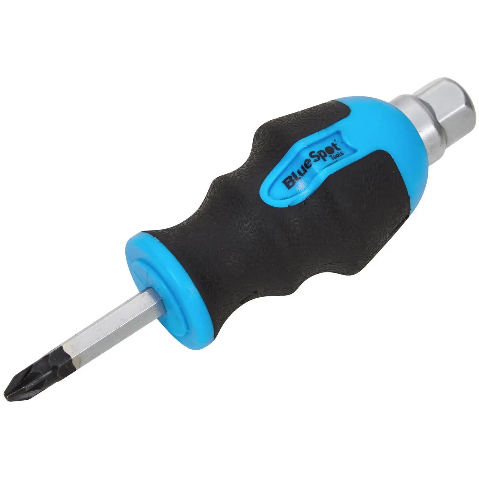 BlueSpot Hex Bolster Stubby Screwdriver Pozi PZ2 x 38mm PZ  White Rose Tools