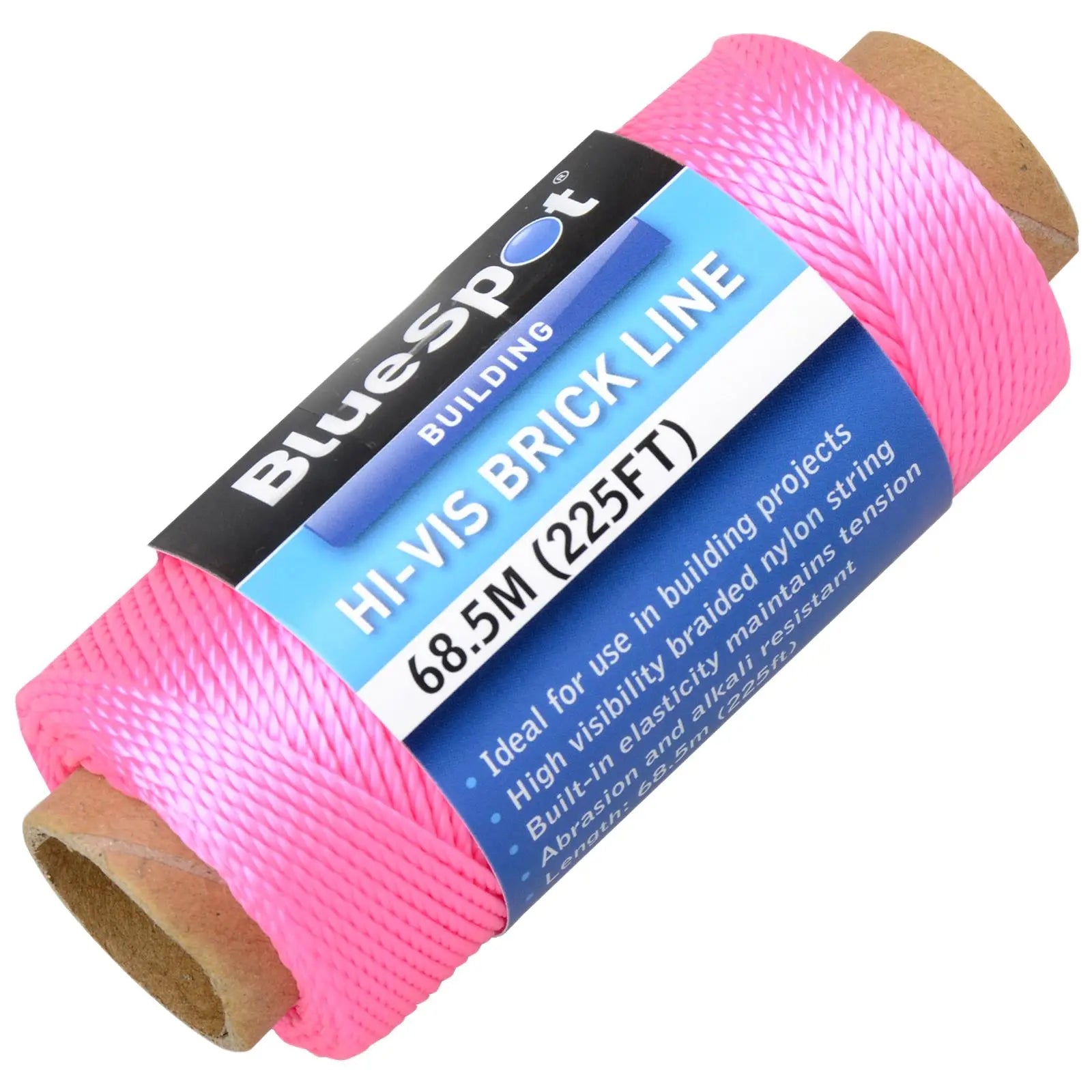 BlueSpot Hi-Vis Builders Brick Line Pink 68.5m 225ft 