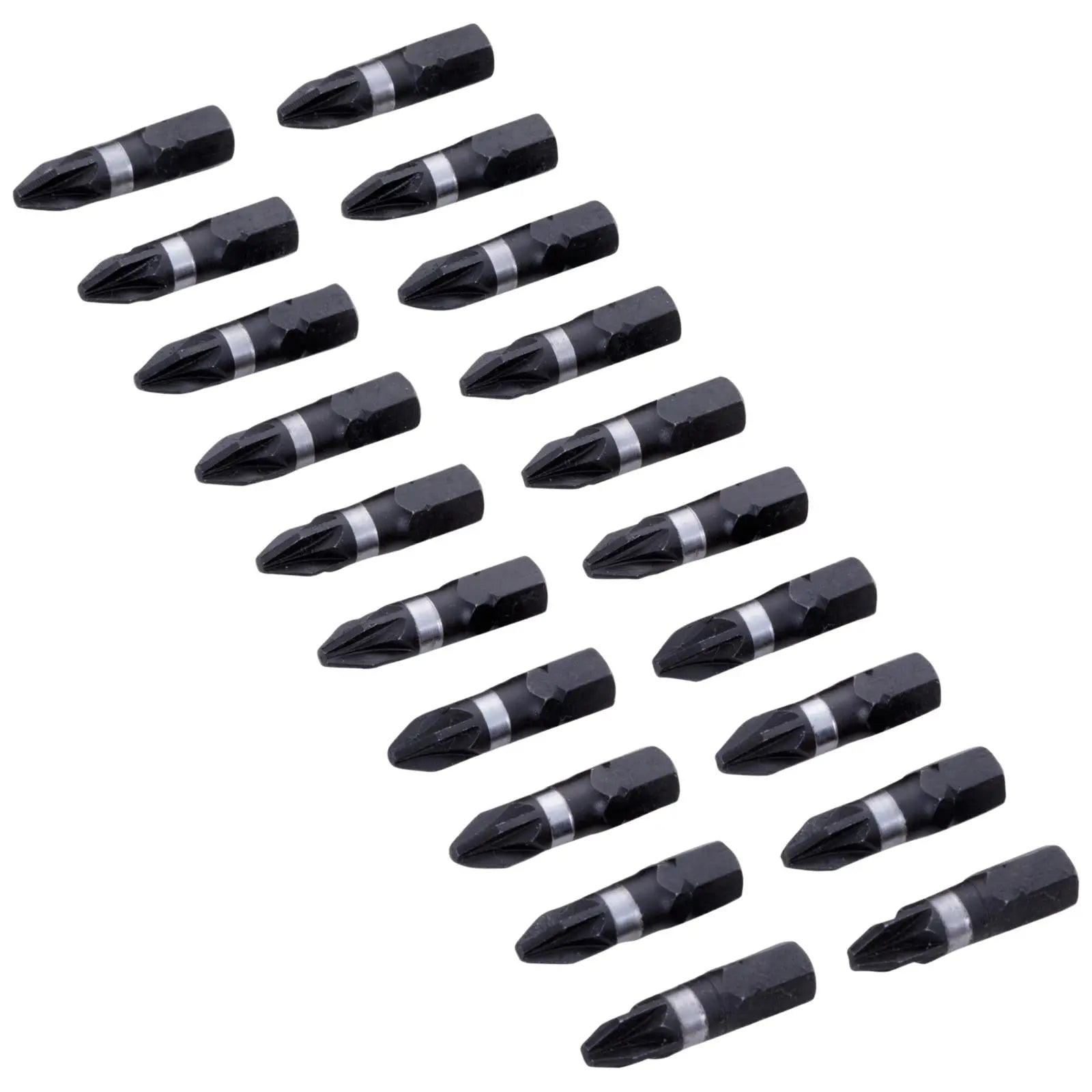 BlueSpot Impact Screwdriver Bits PZ2 20 Piece in Plastic Box 