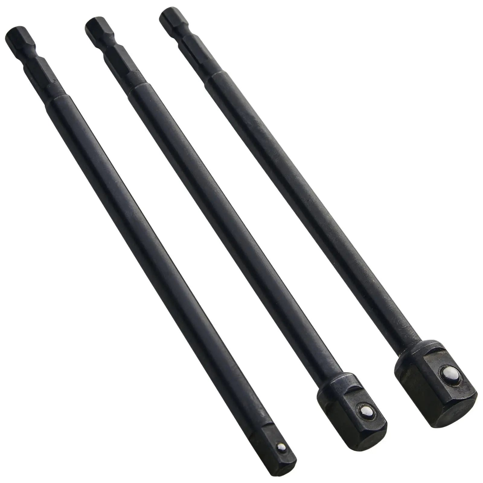 BlueSpot Impact Socket Adaptor Set 150mm 1/4" 3/8" 1/2" Drive 3 Piece 