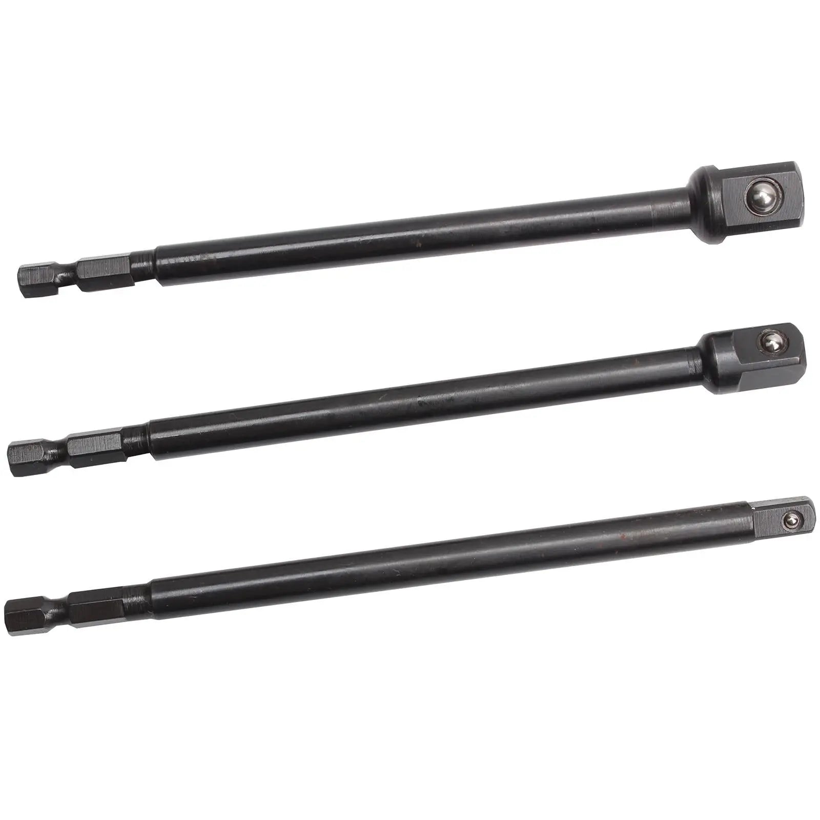BlueSpot Impact Socket Adaptor Set 150mm 1/4" 3/8" 1/2" Drive 3 Piece 