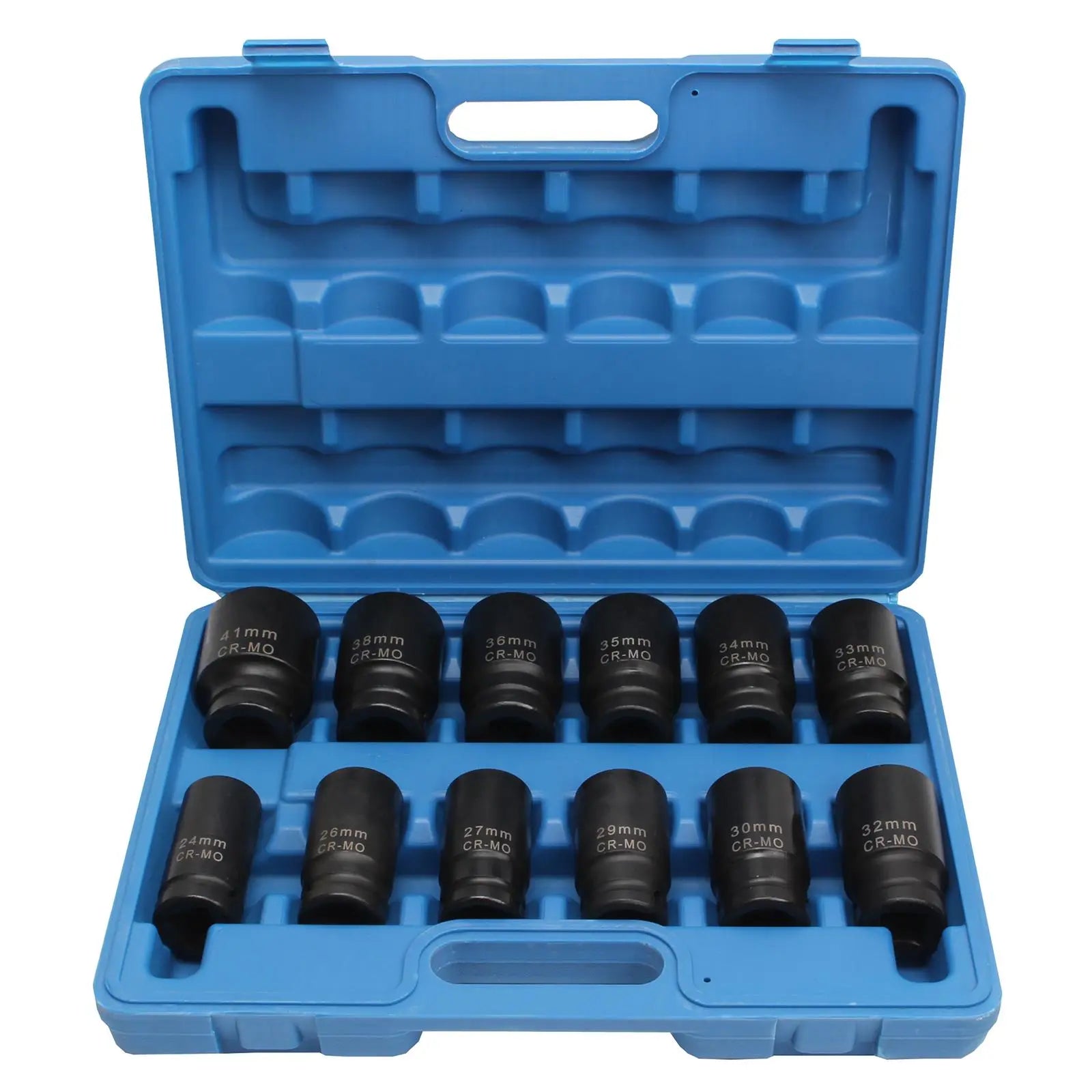 BlueSpot Impact Socket Set 3/4" Drive 24-41mm 12 Piece 