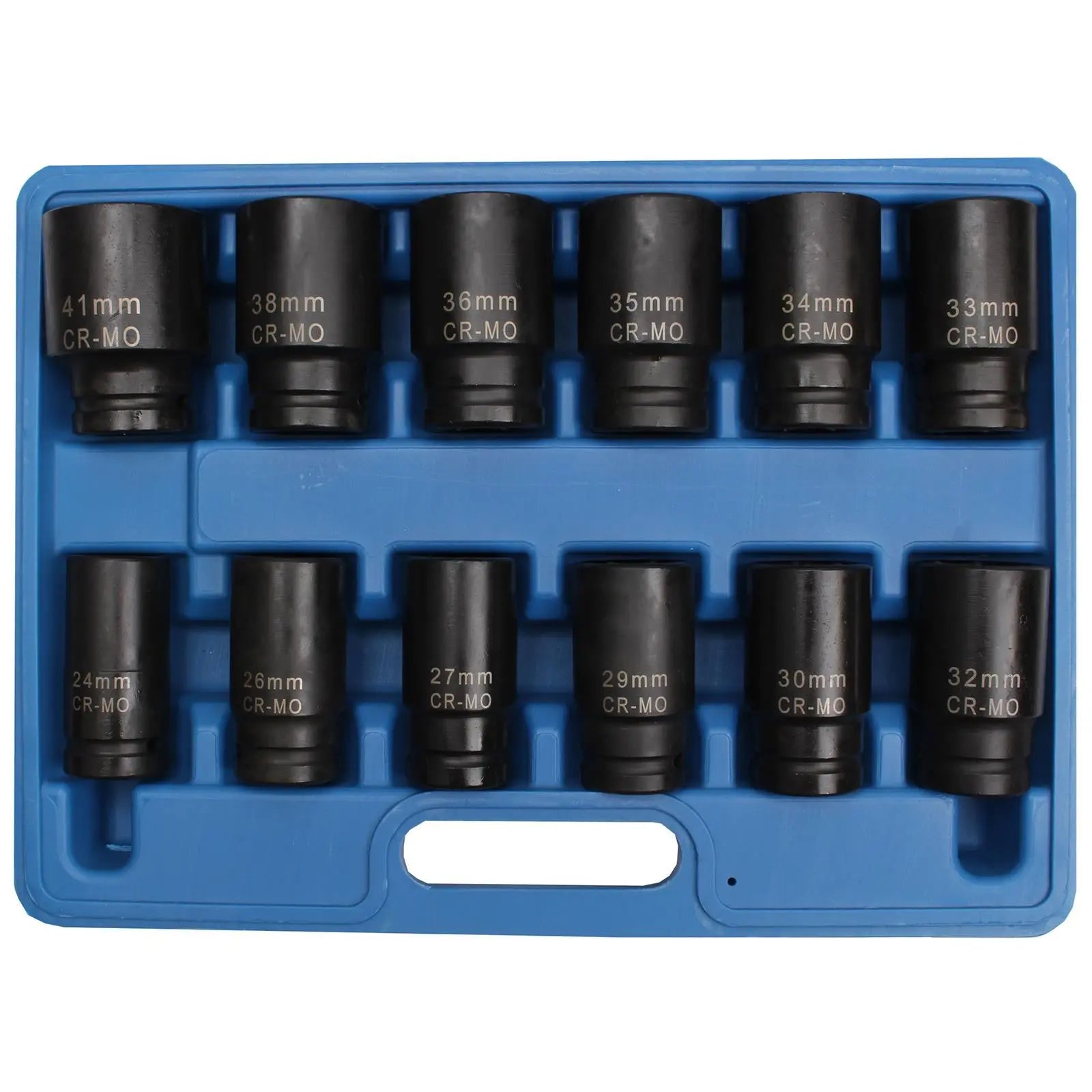 BlueSpot Impact Socket Set 3/4" Drive 24-41mm 12 Piece 