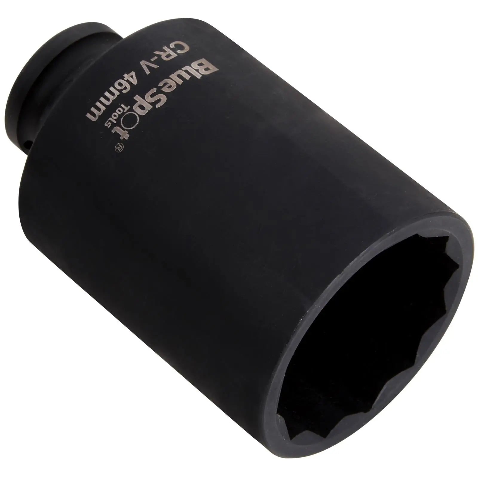 BlueSpot Individual Extra Deep Impact Socket 12 Point 1/2" Drive 46mm  White Rose Tools