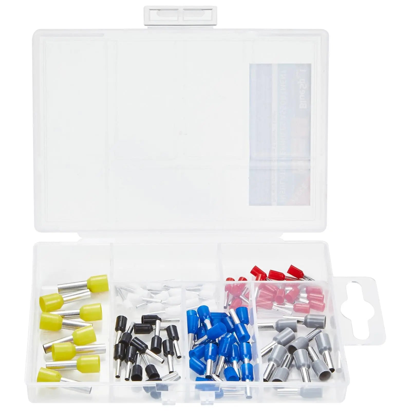BlueSpot Insulated Wire Ferrules Assortment 93 Piece  White Rose Tools