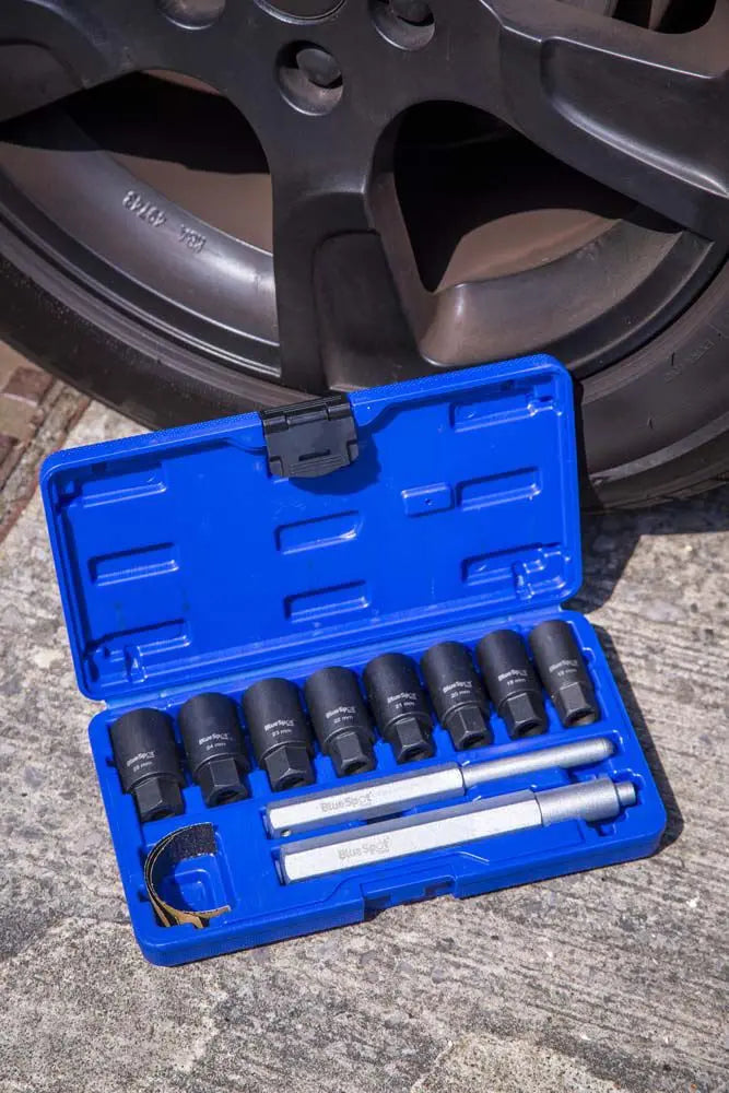 BlueSpot Locking Wheel Nut 10 Piece 18-25mm 