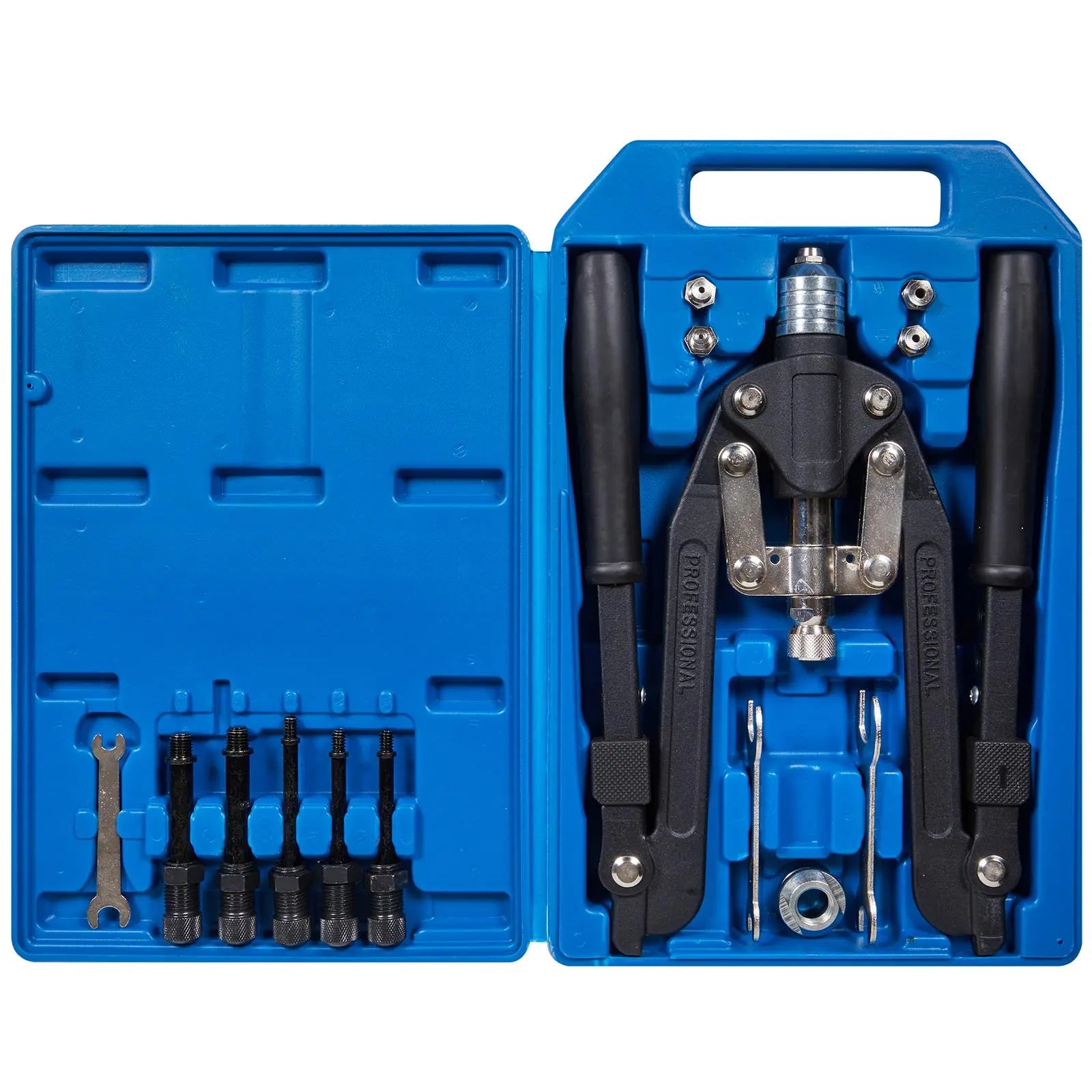 BlueSpot Long Arm Rivet (3.2-6.4) and Nut Riveter (M4-M10) Set 