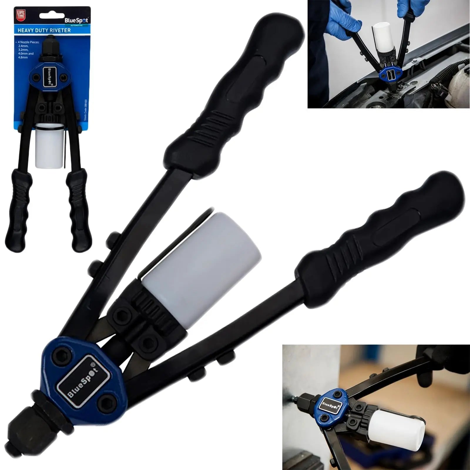 BlueSpot Long Handle Rivet Gun Riveter 280mm 11