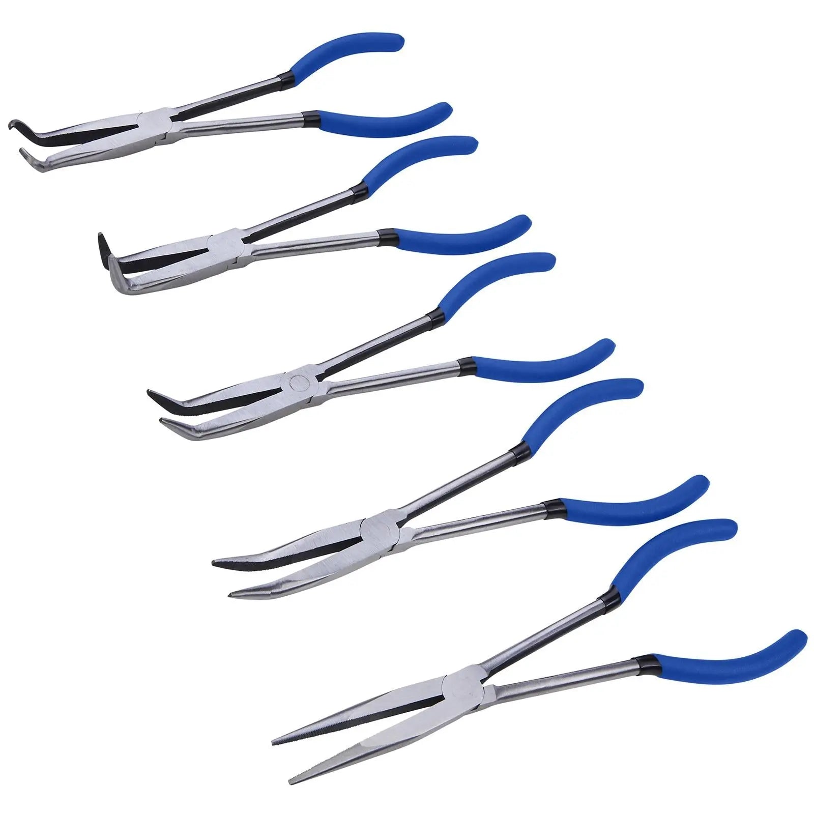 BlueSpot Long Nose Pliers In Wallet 275mm (11") 5 Piece 
