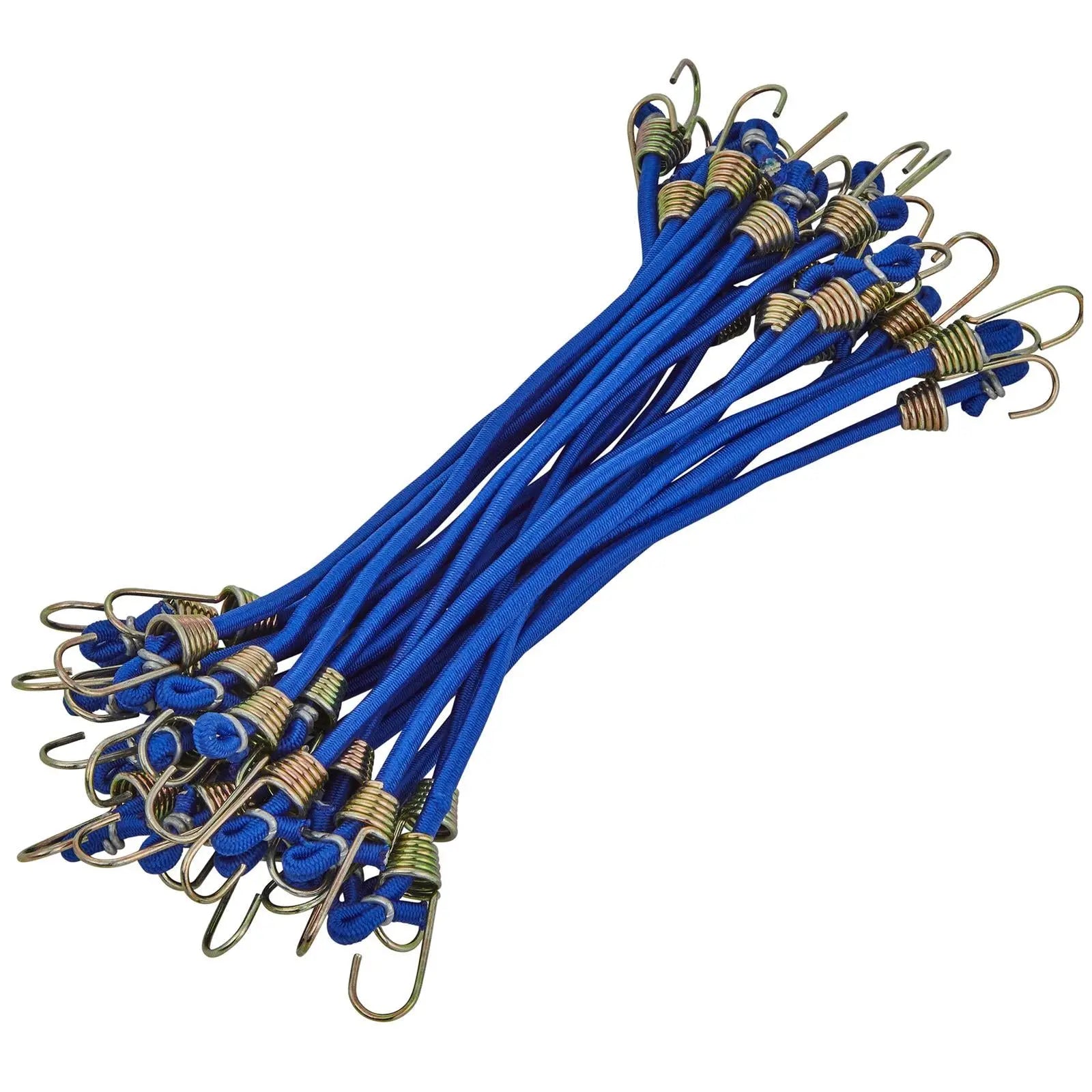 BlueSpot Mini Bungee Set 25cm 10" 20 Piece  White Rose Tools