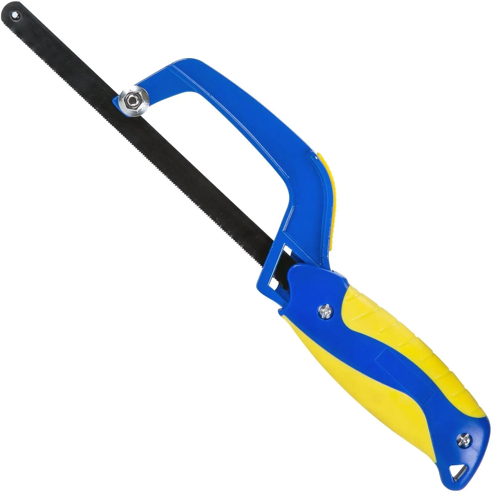 BlueSpot Mini Hacksaw Padsaw 250mm 10" Soft Grip 24TPI Carbon Steel Cutting Blade 