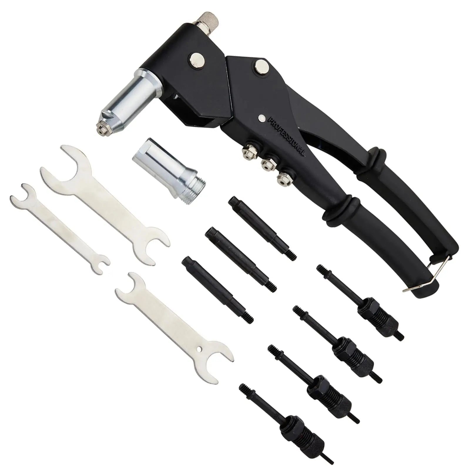 BlueSpot Multi Riveter 360° Swivel Head Rivet Gun for Rivet Nuts Rivets and Stud Rivets 