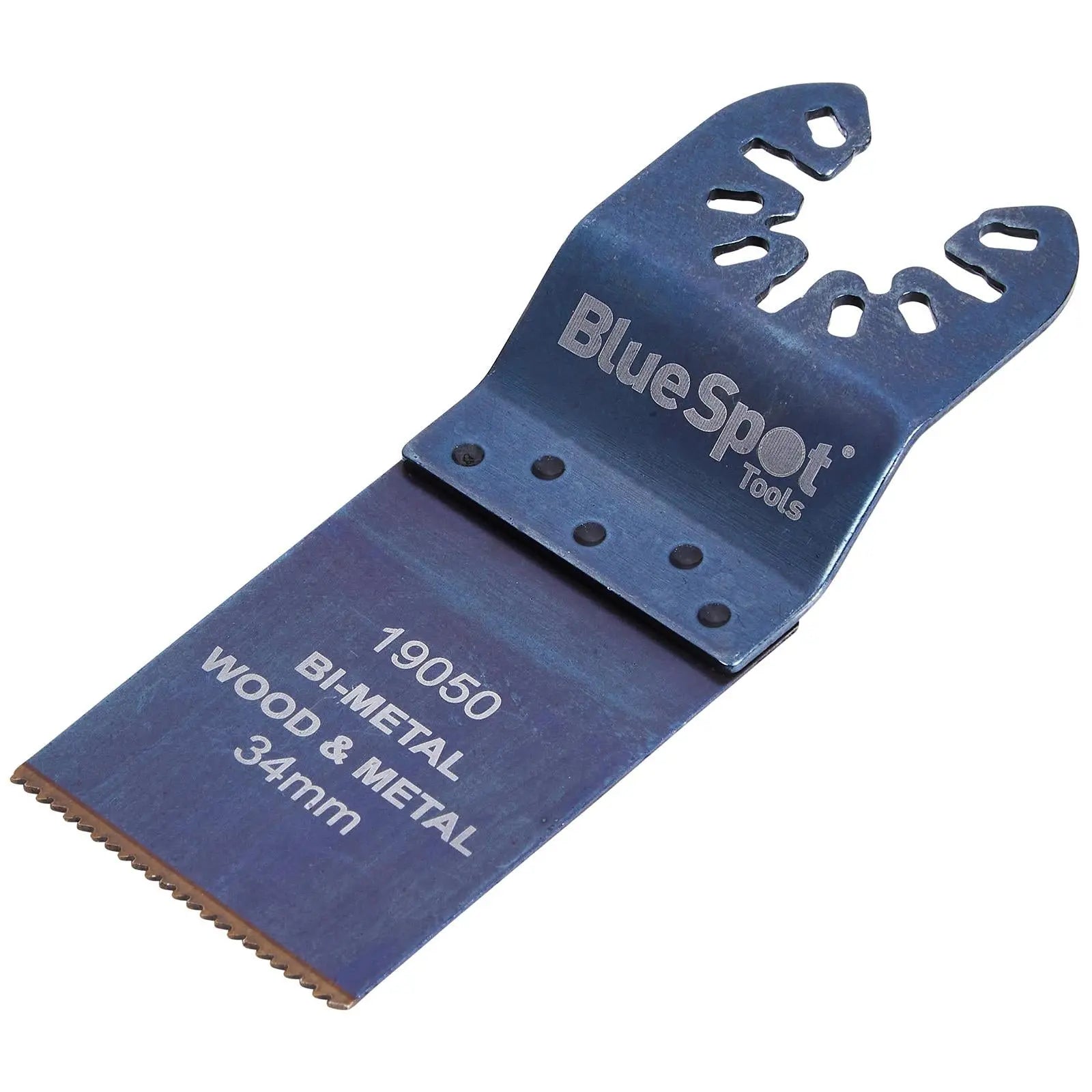 BlueSpot Multi Tool Blade Bi-Metal 34mm OMT for Wood Metal Plastic  White Rose Tools