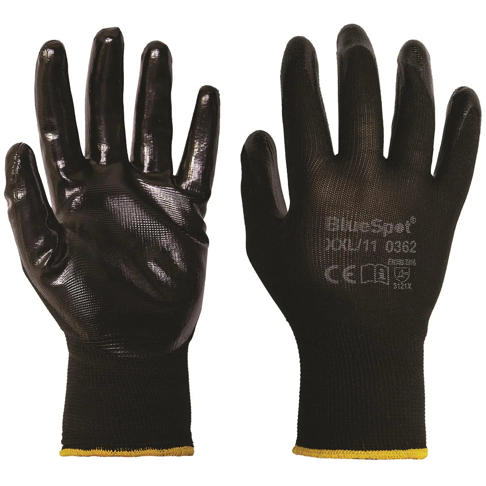 BlueSpot Nitrile Grip Gloves 1 Pair 