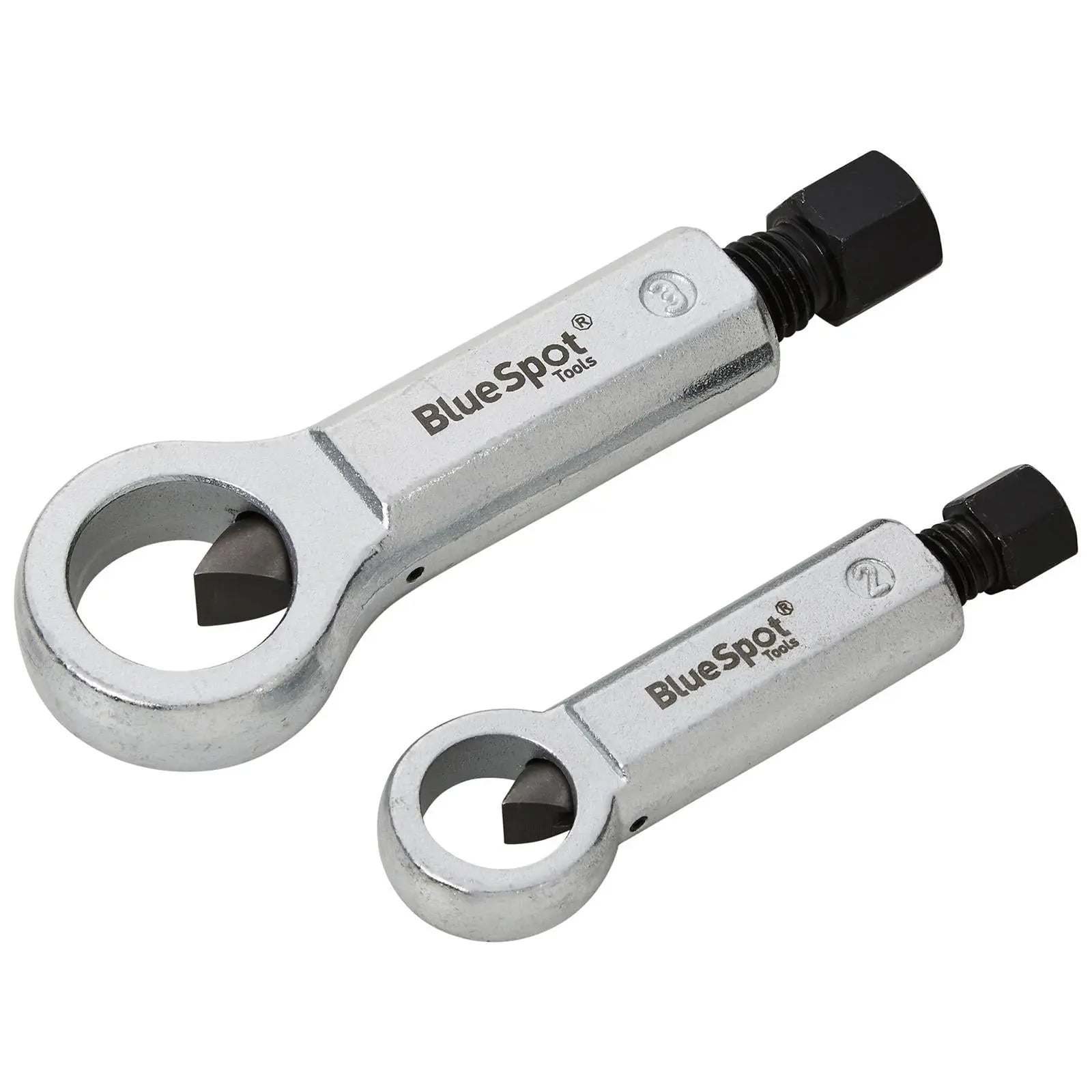BlueSpot Nut Splitter Set 12-16mm and 16-22mm 2 Piece  White Rose Tools