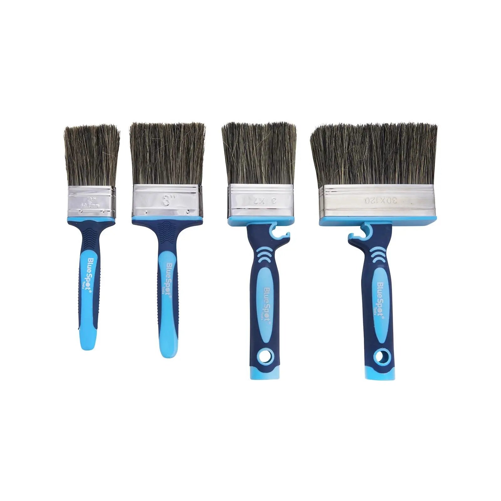 BlueSpot Outdoor Paint Brush Set 4 Piece  White Rose Tools