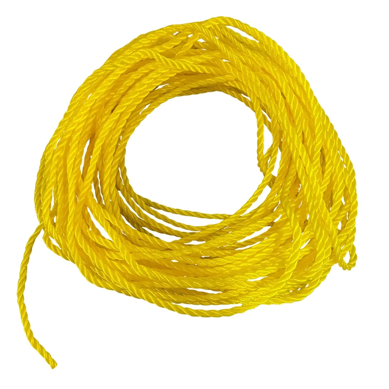 BlueSpot Polypropylene Rope Yellow 15m x 4mm 50ft 