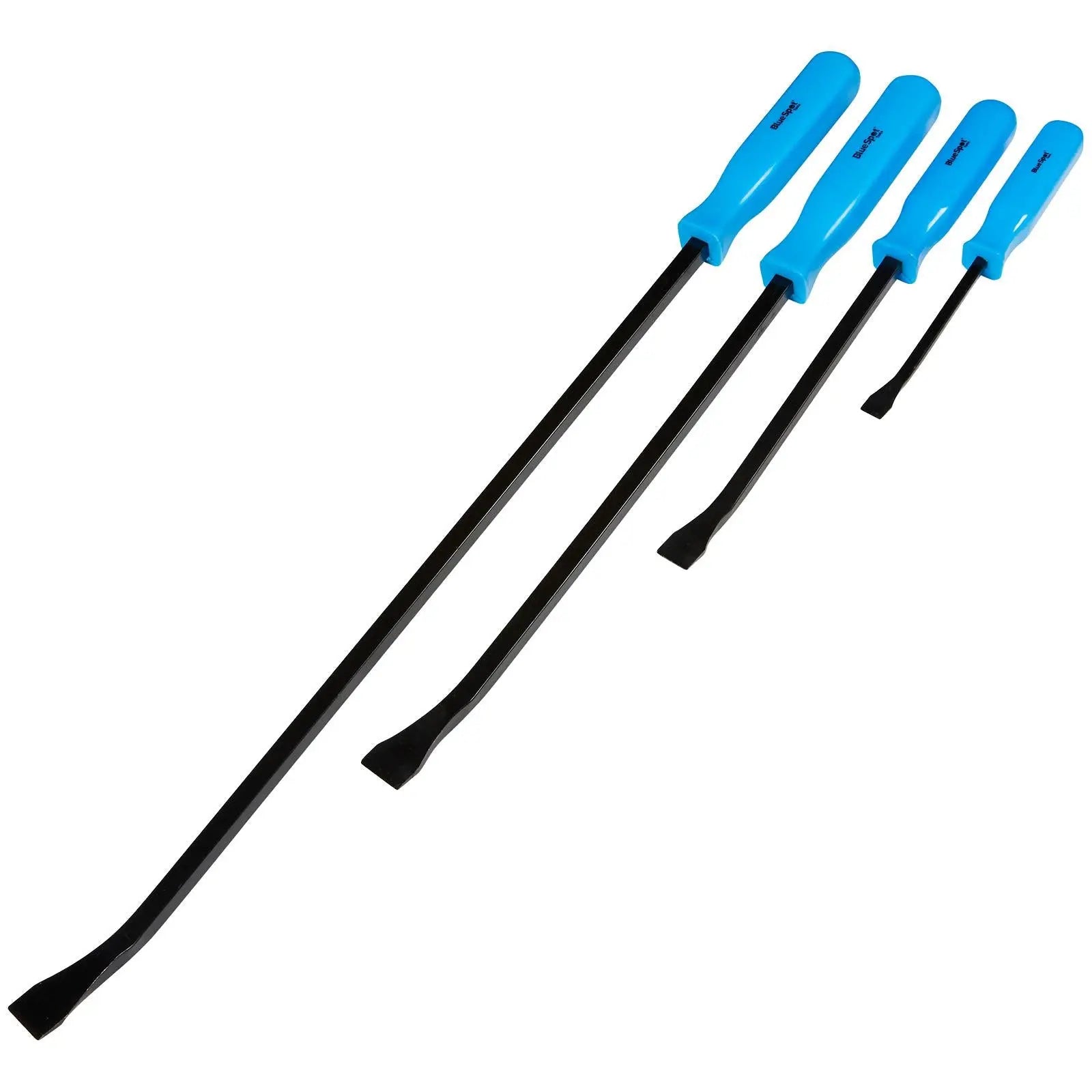 BlueSpot Pry Bar Set Heavy Duty 4 Piece 200-600mm  White Rose Tools