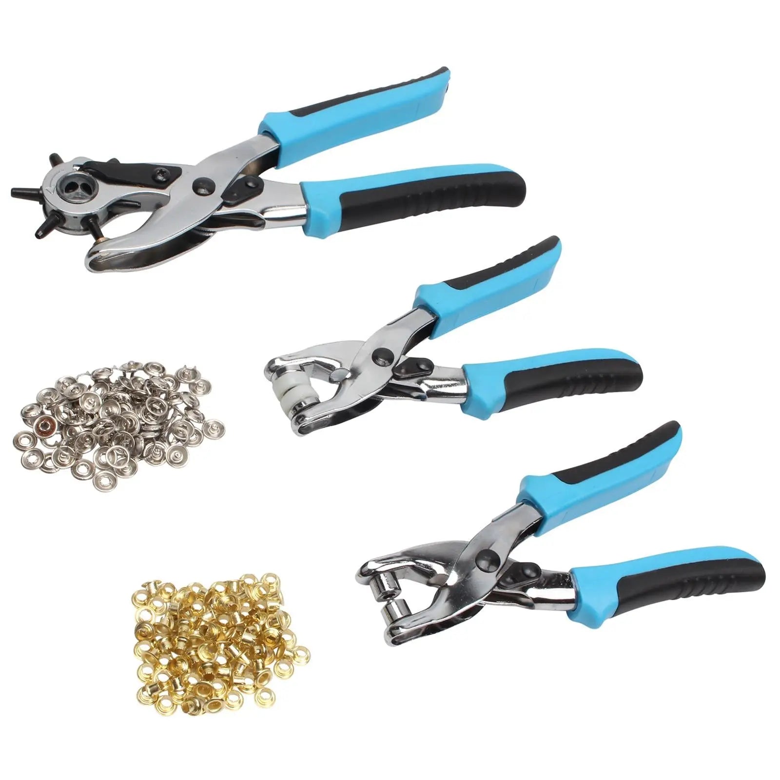 BlueSpot Punch And Eyelet Plier Set 3 Piece 