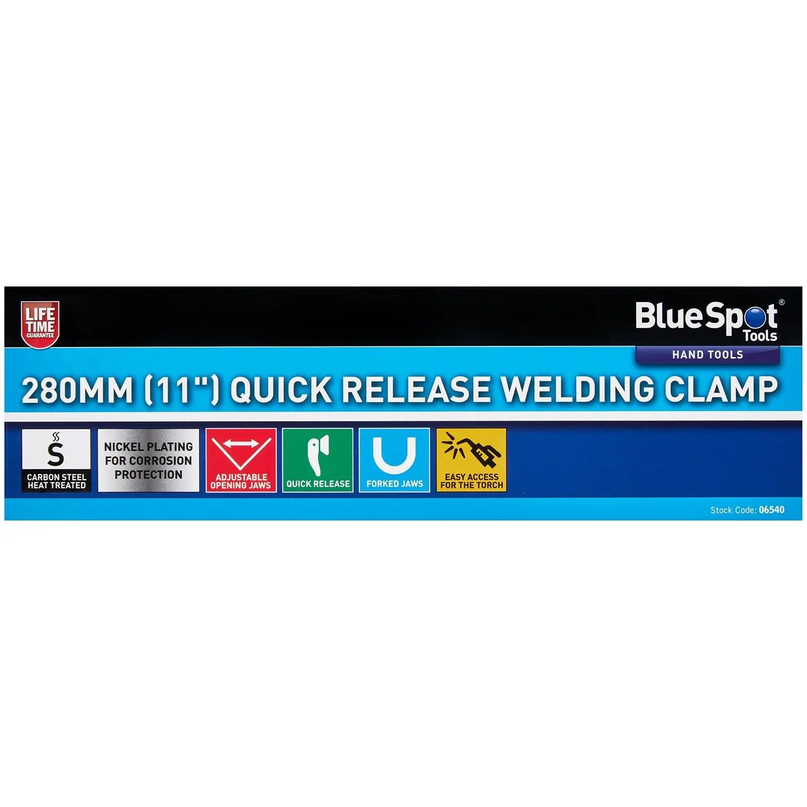 BlueSpot Quick Release Welding Clamp 280mm  White Rose Tools