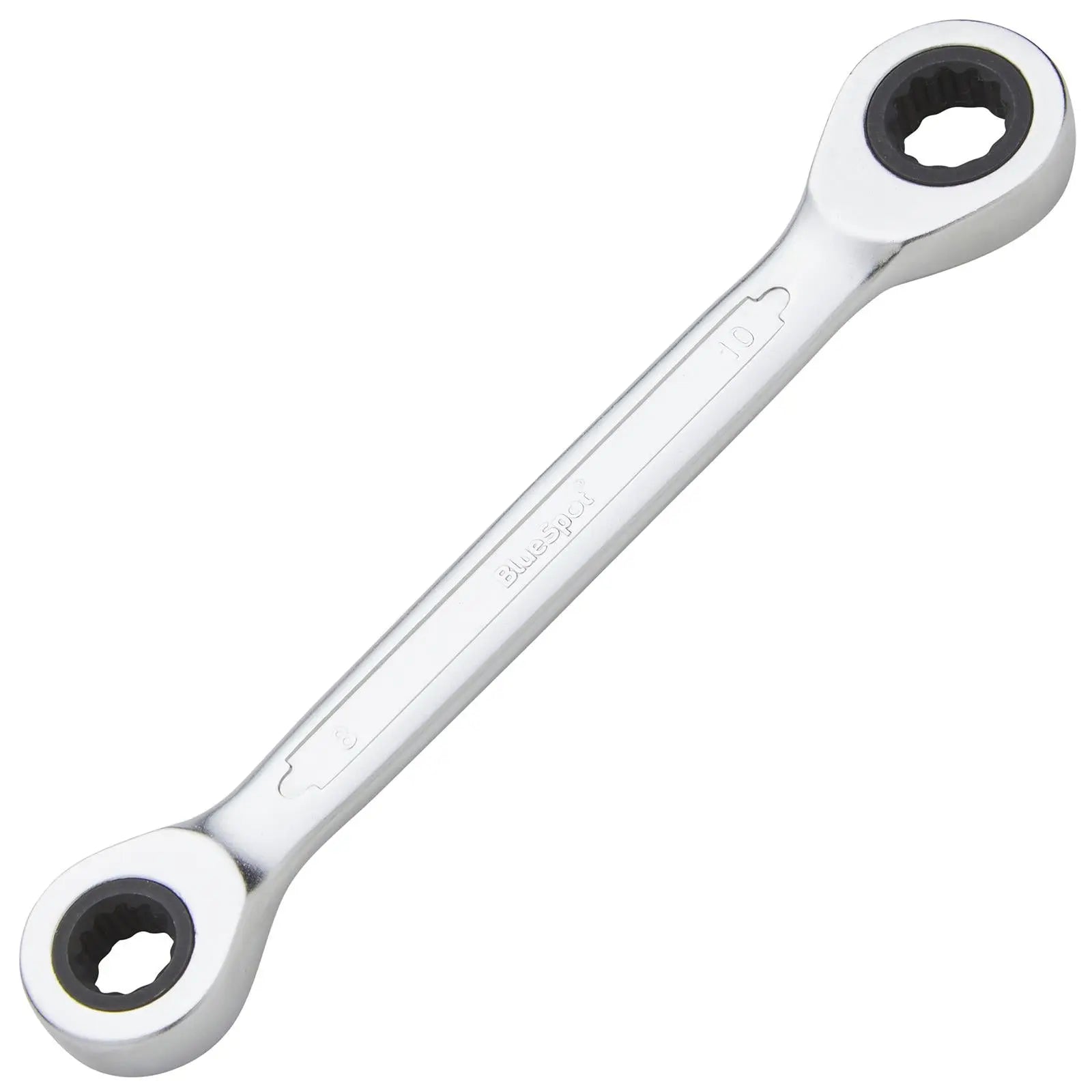 BlueSpot Ratchet Ring Spanner Double End 8mm x 10mm 72 Tooth 