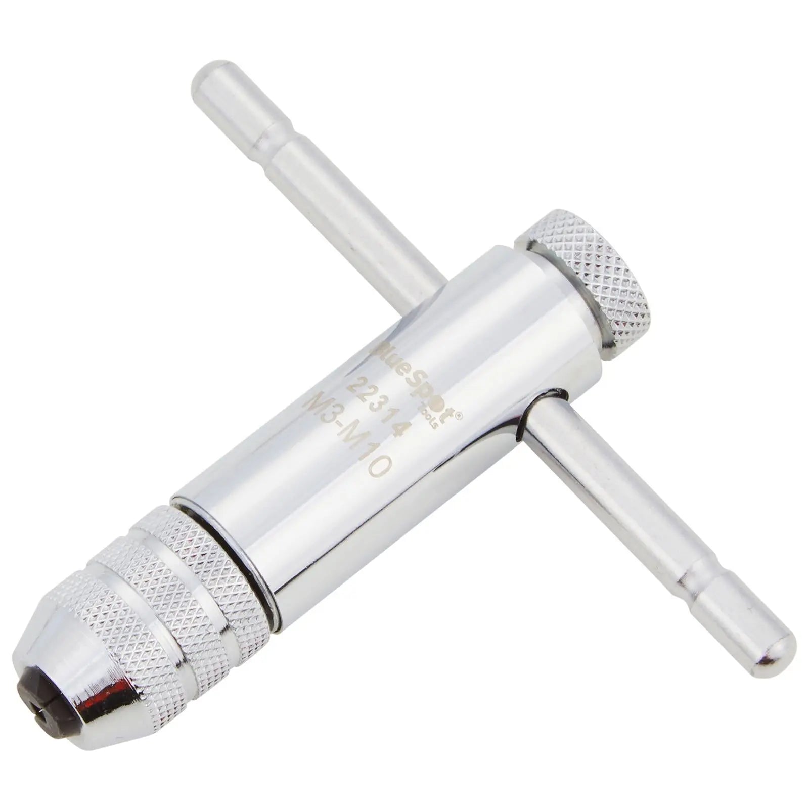 BlueSpot Ratchet Tap Wrench 80mm M3-M10  White Rose Tools