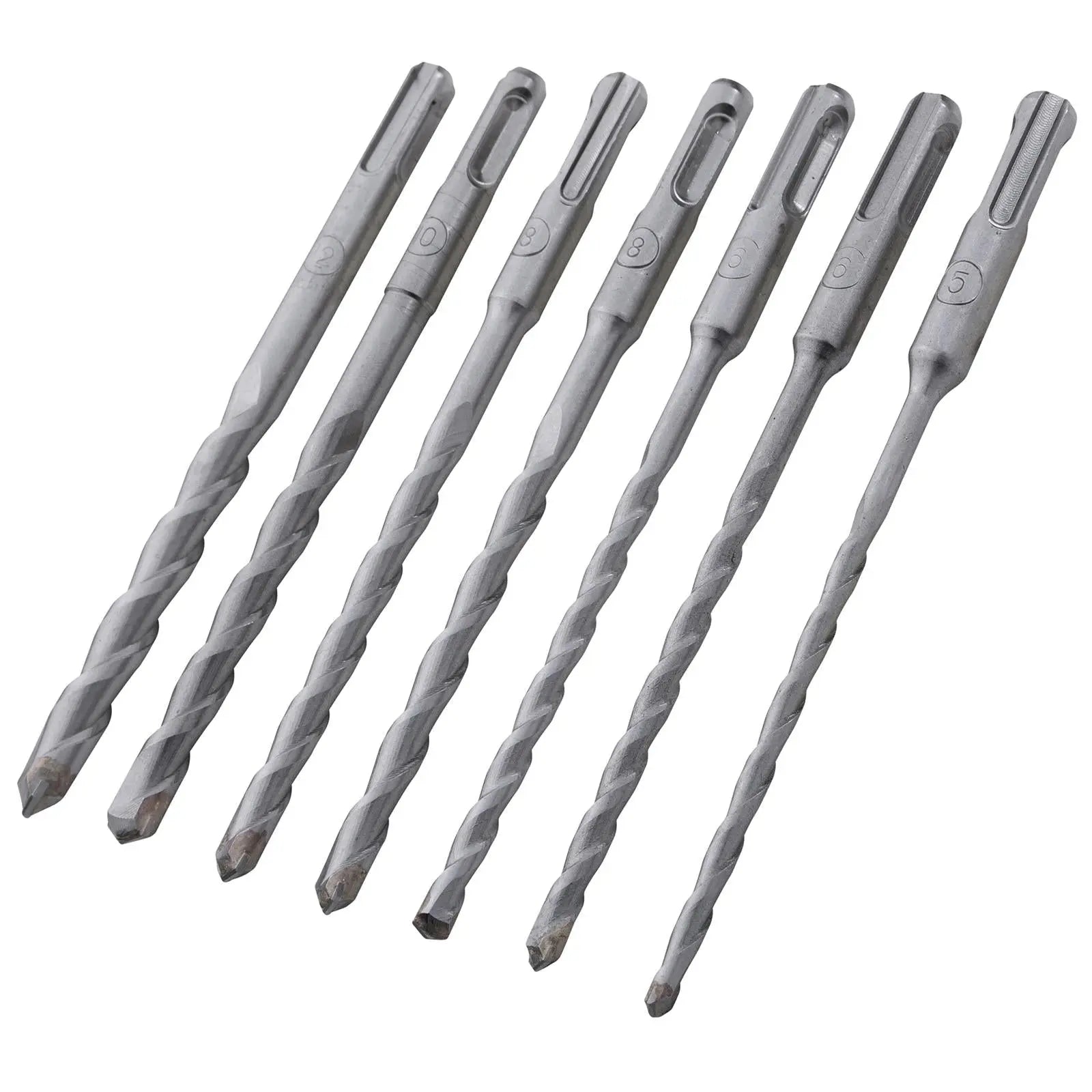 BlueSpot SDS Plus Drill Bit Set 7 Piece 5-12mm 160mm 
