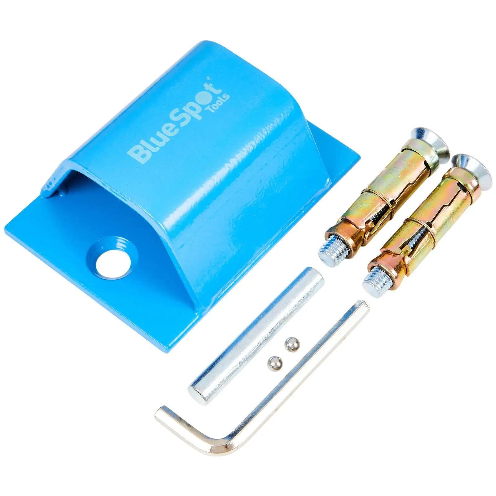 BlueSpot Security Wall Ground Anchor 87 x 120mm  White Rose Tools