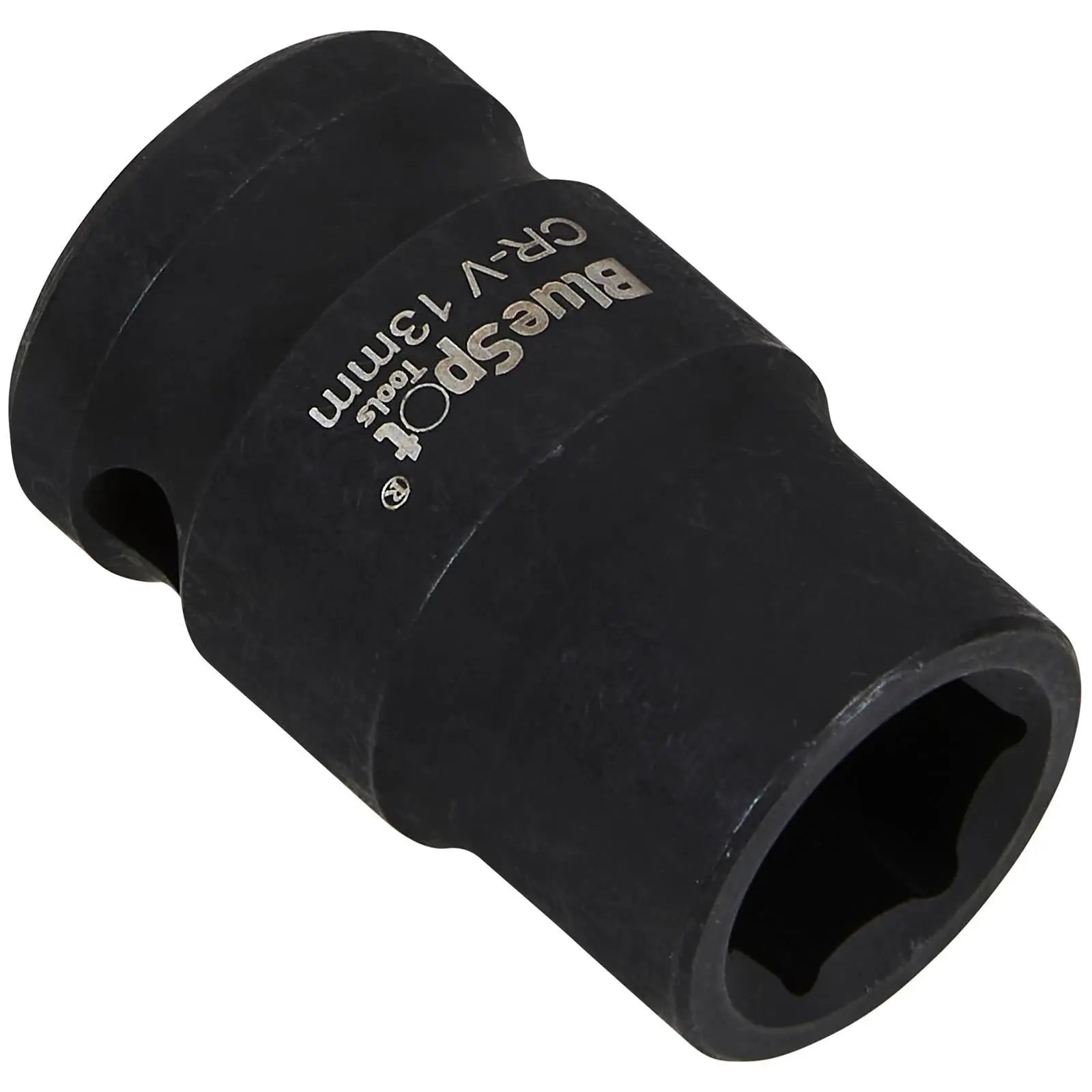 BlueSpot Shallow Impact Hex Socket 1/2" Drive 8-32mm - Choose Size  White Rose Tools