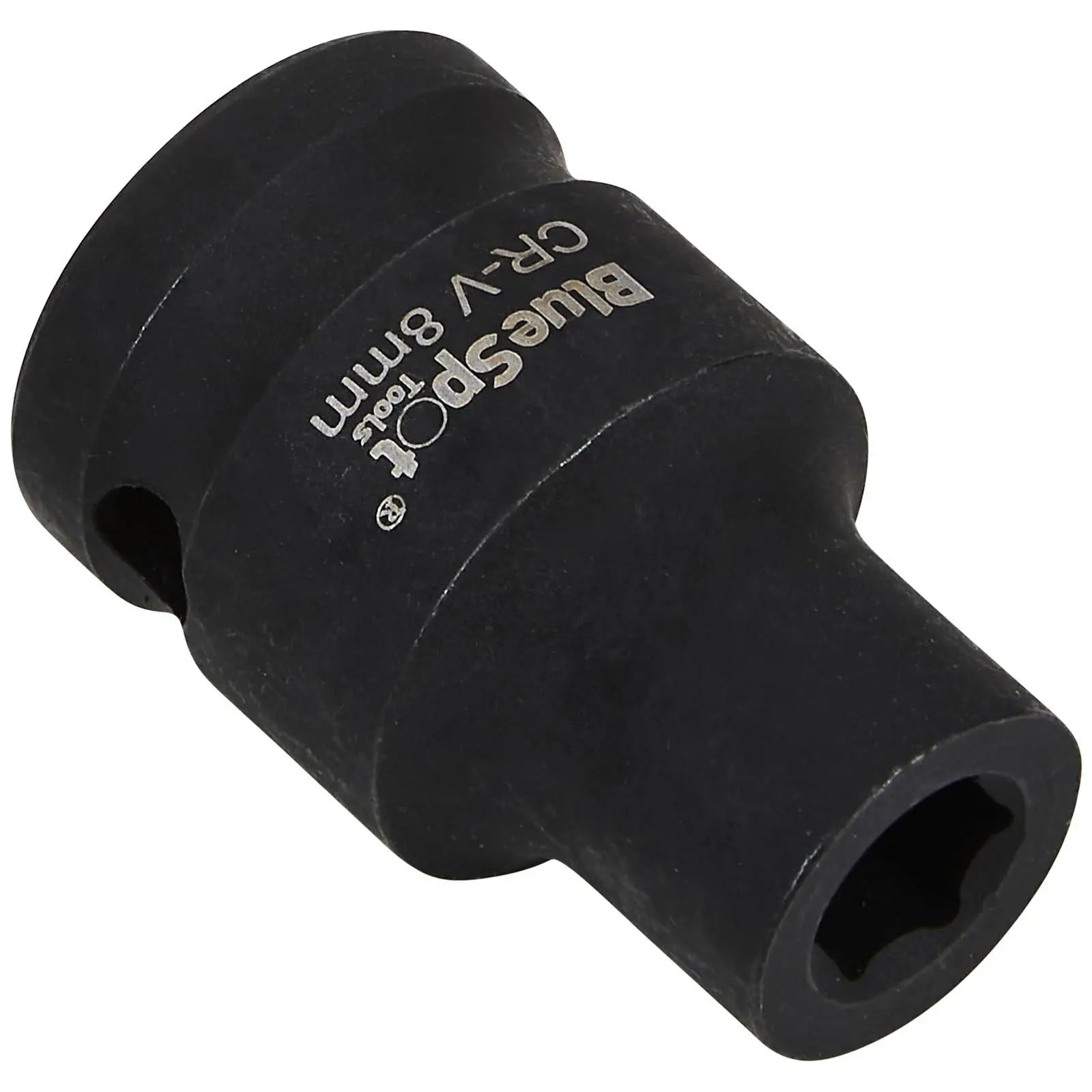 BlueSpot Shallow Impact Hex Socket 1/2" Drive 8-32mm - Choose Size  White Rose Tools