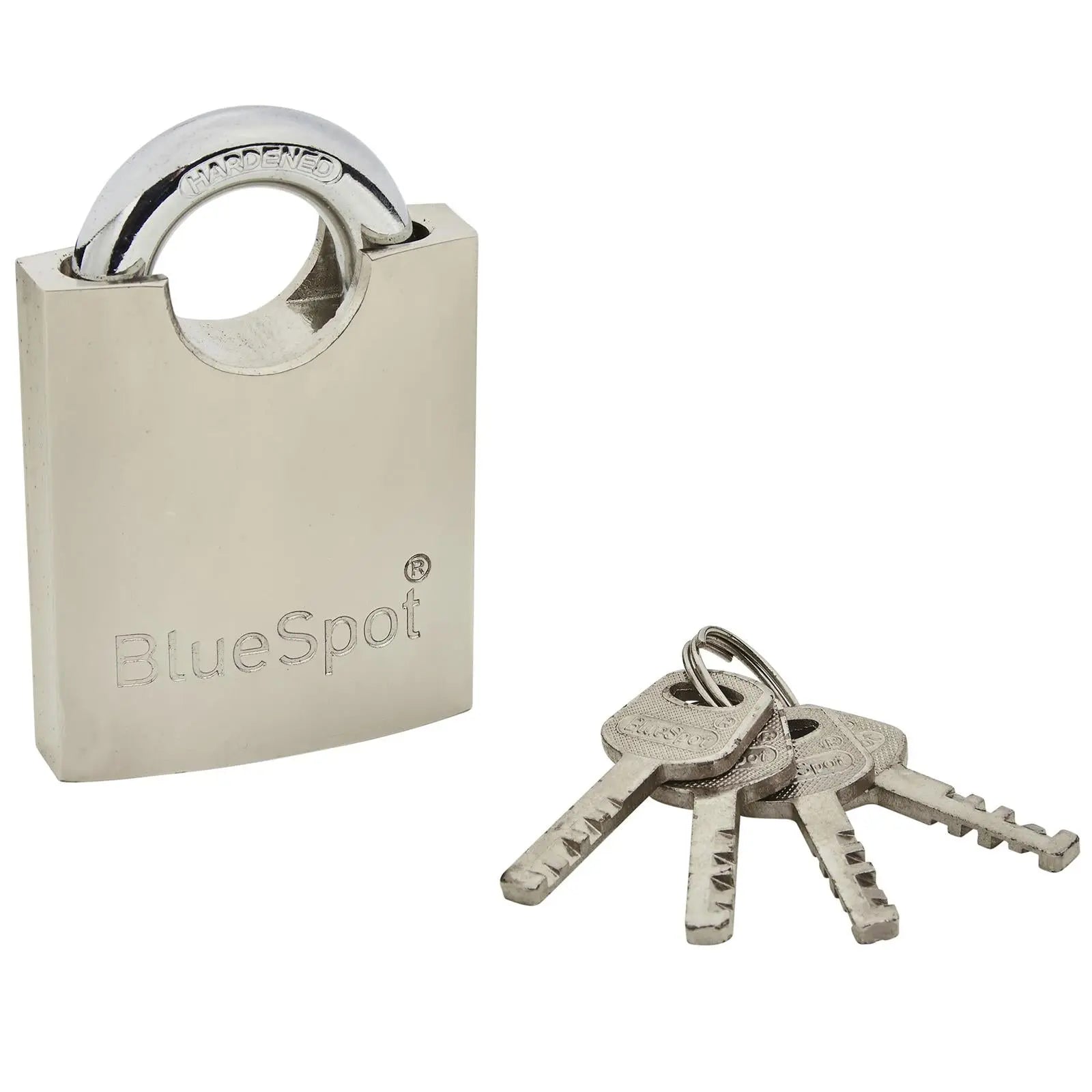 BlueSpot Shrouded Satin Finish Padlock 60mm 