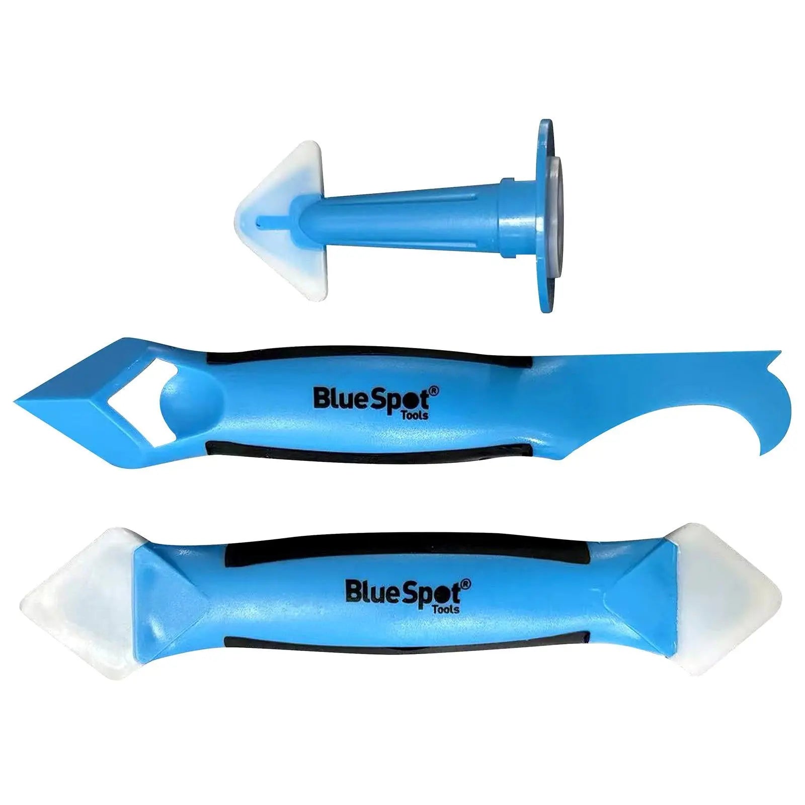 BlueSpot Silicone Trowel And Scraper Set 3 Piece  White Rose Tools