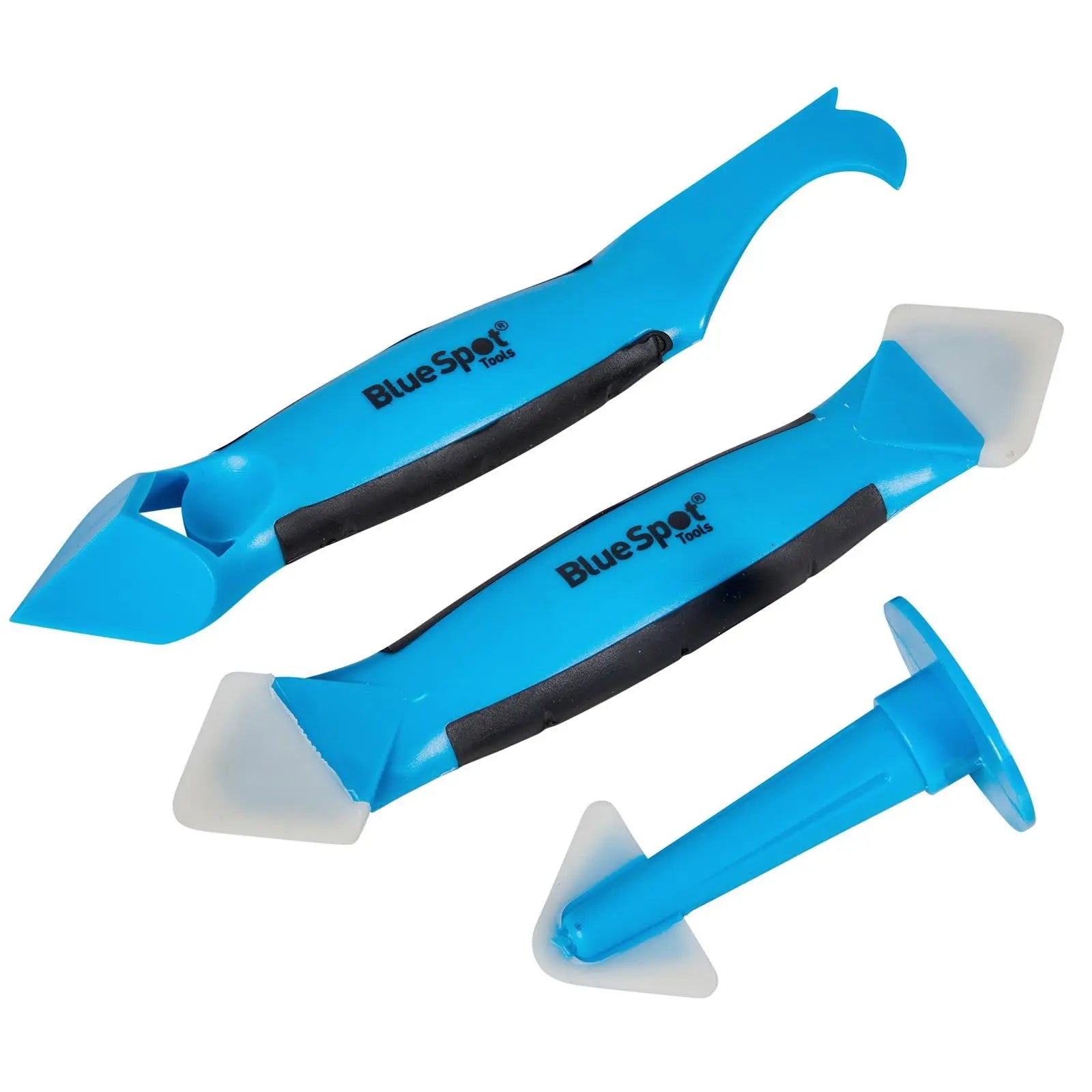 BlueSpot Silicone Trowel And Scraper Set 3 Piece  White Rose Tools