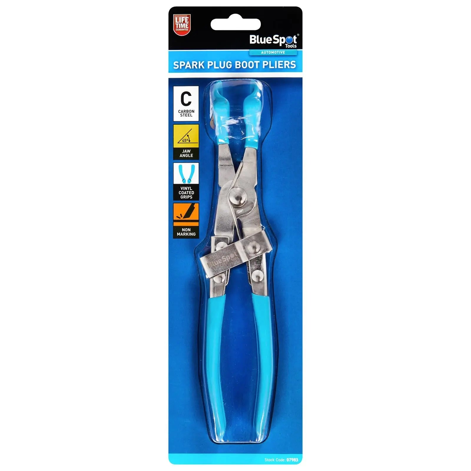 BlueSpot Spark Plug Boot Pliers  White Rose Tools