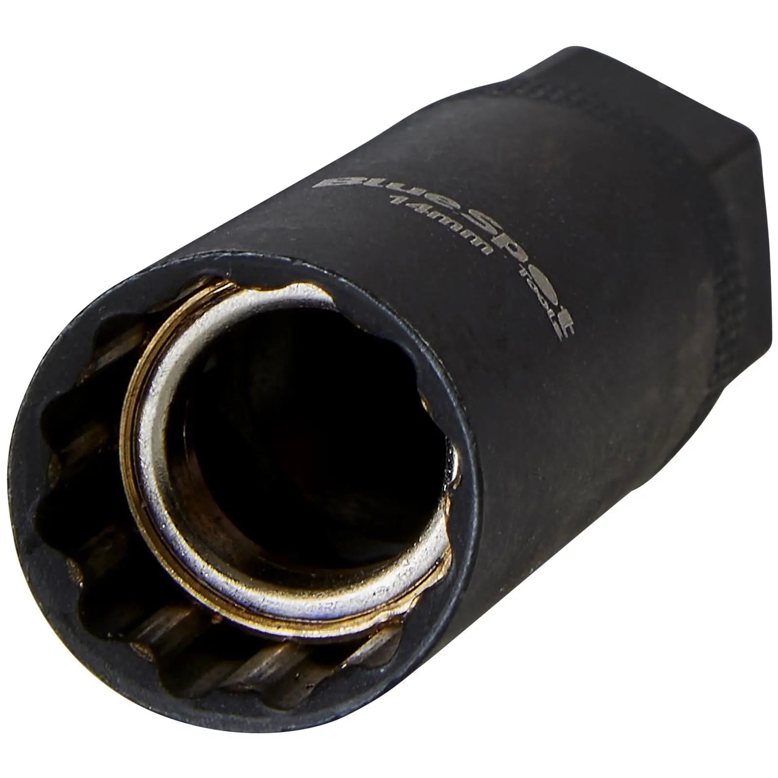 BlueSpot Spark Plug Socket 14mm Thin Wall 3/8" Drive 12 Point  White Rose Tools