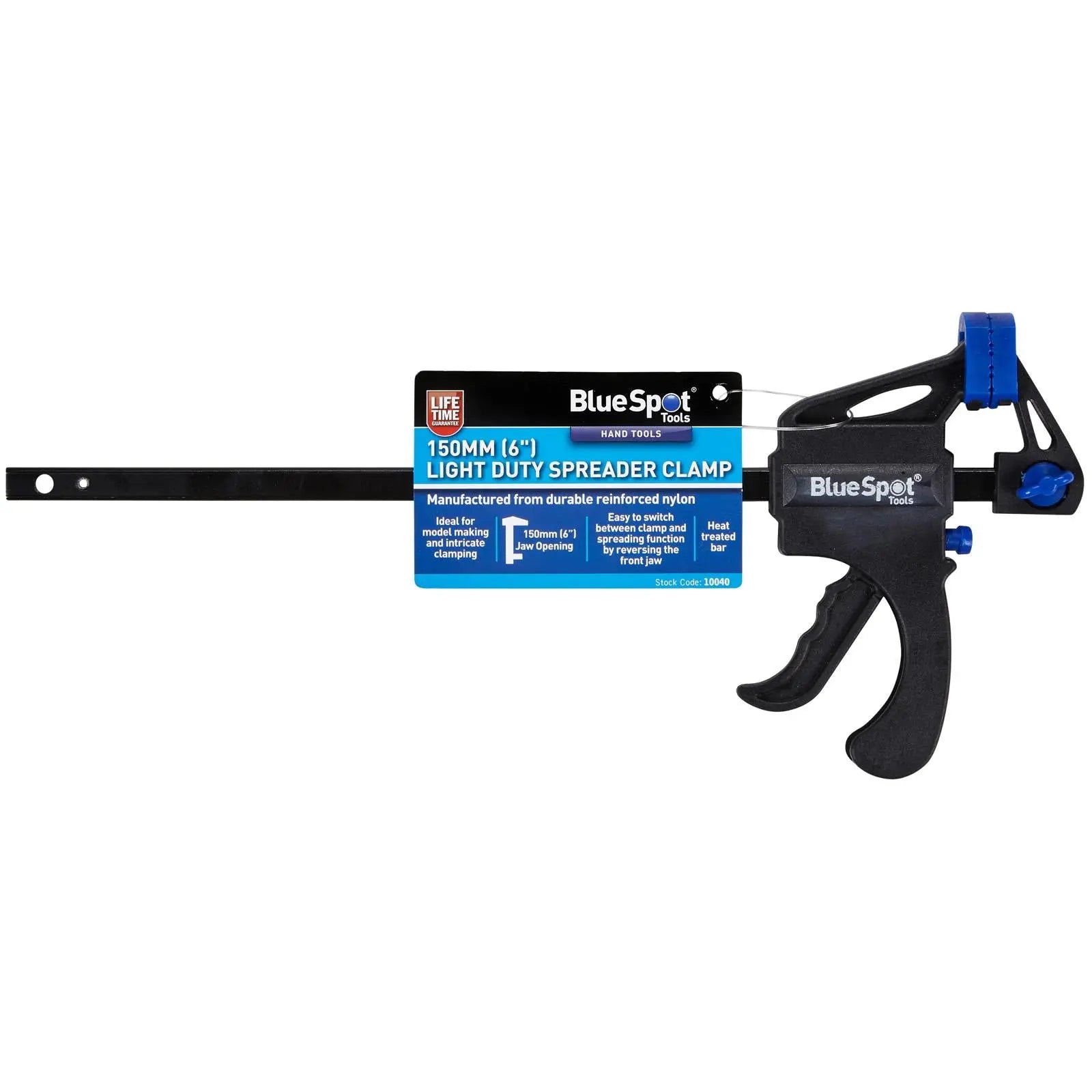 BlueSpot Spreader Clamp Light Duty 150mm 6in  White Rose Tools