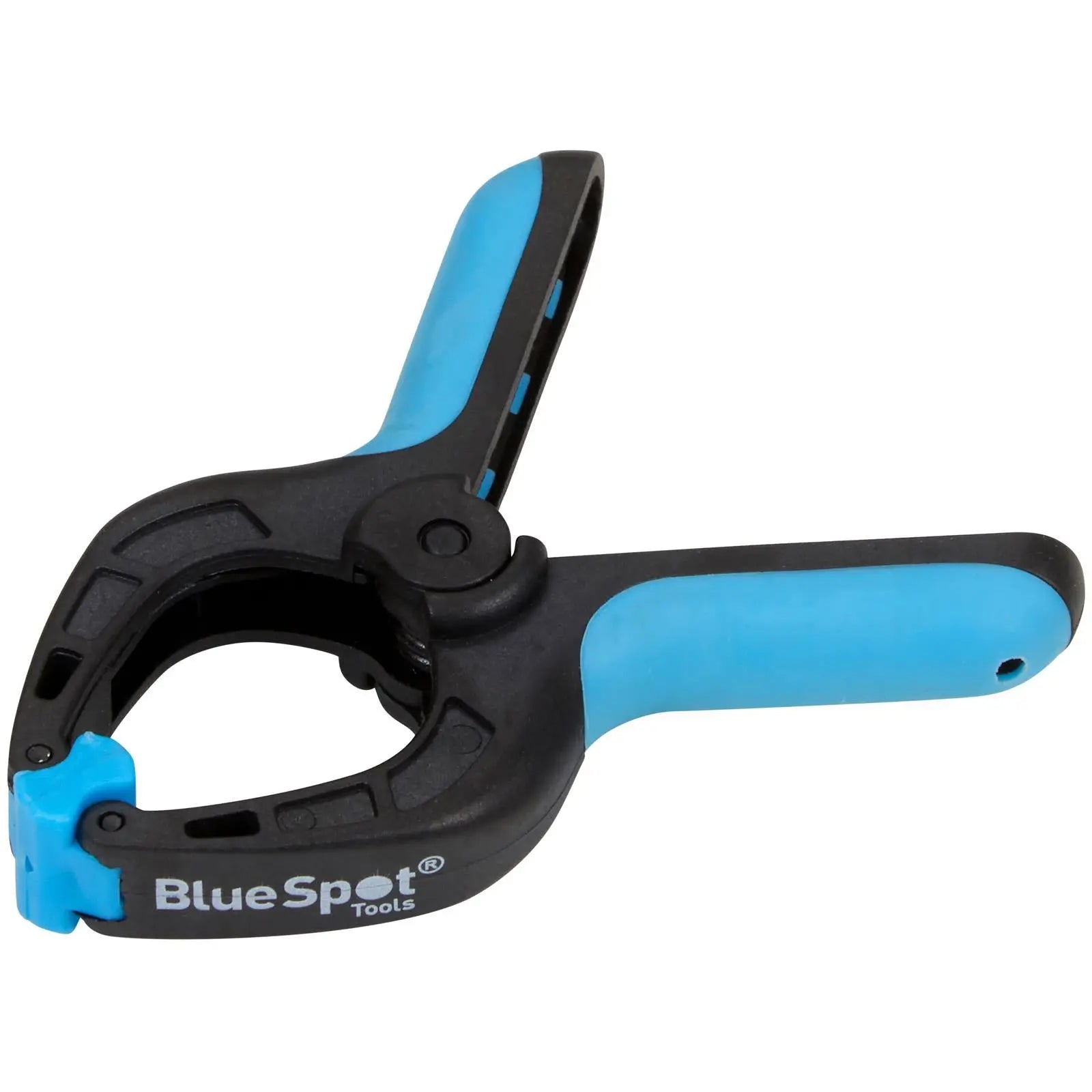BlueSpot Spring Clamp Non Marring Soft Grip 85mm 3 3/8  White Rose Tools