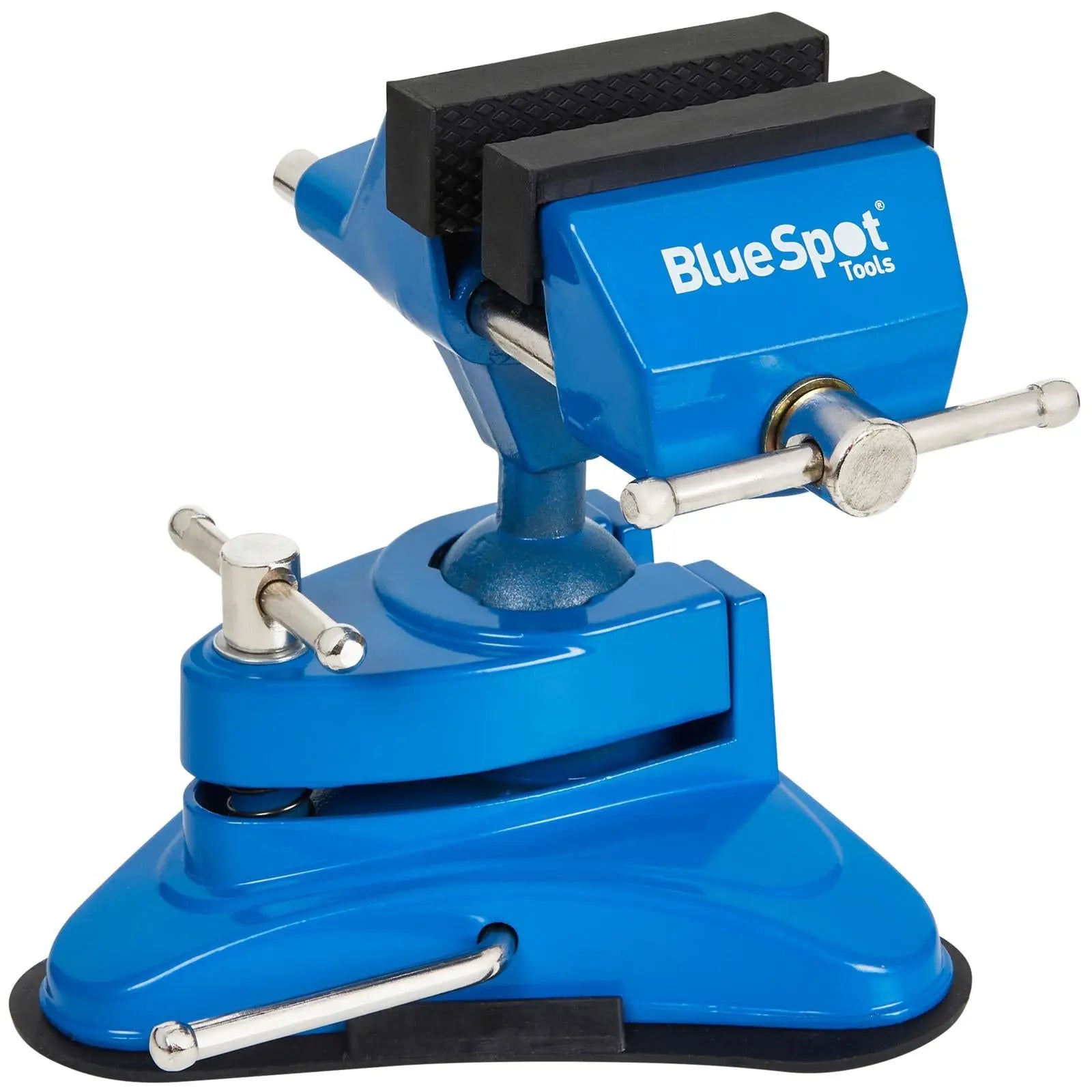 BlueSpot Table Vice 360º Rotating Lockable Vacuum Base 70mm  White Rose Tools