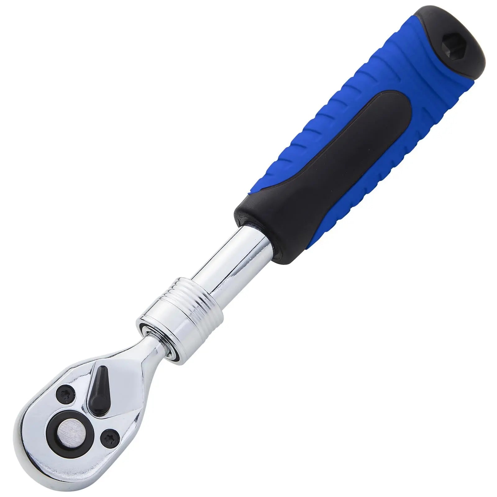 BlueSpot Telescopic Socket Ratchet Handle 1/4" Drive 180mm-230mm 72 Teeth 