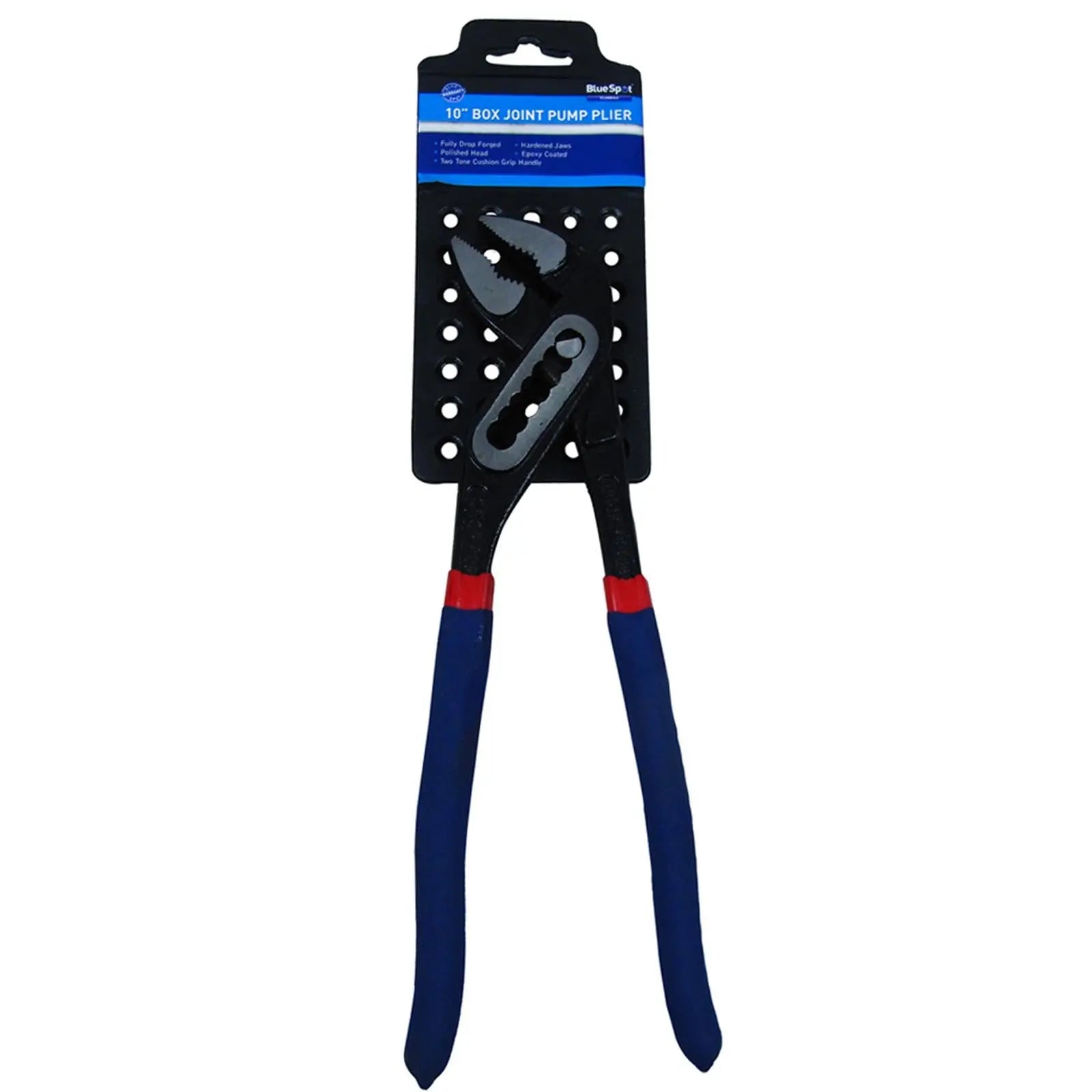 BlueSpot Water Pump Pliers Box Joint 250mm 10  White Rose Tools