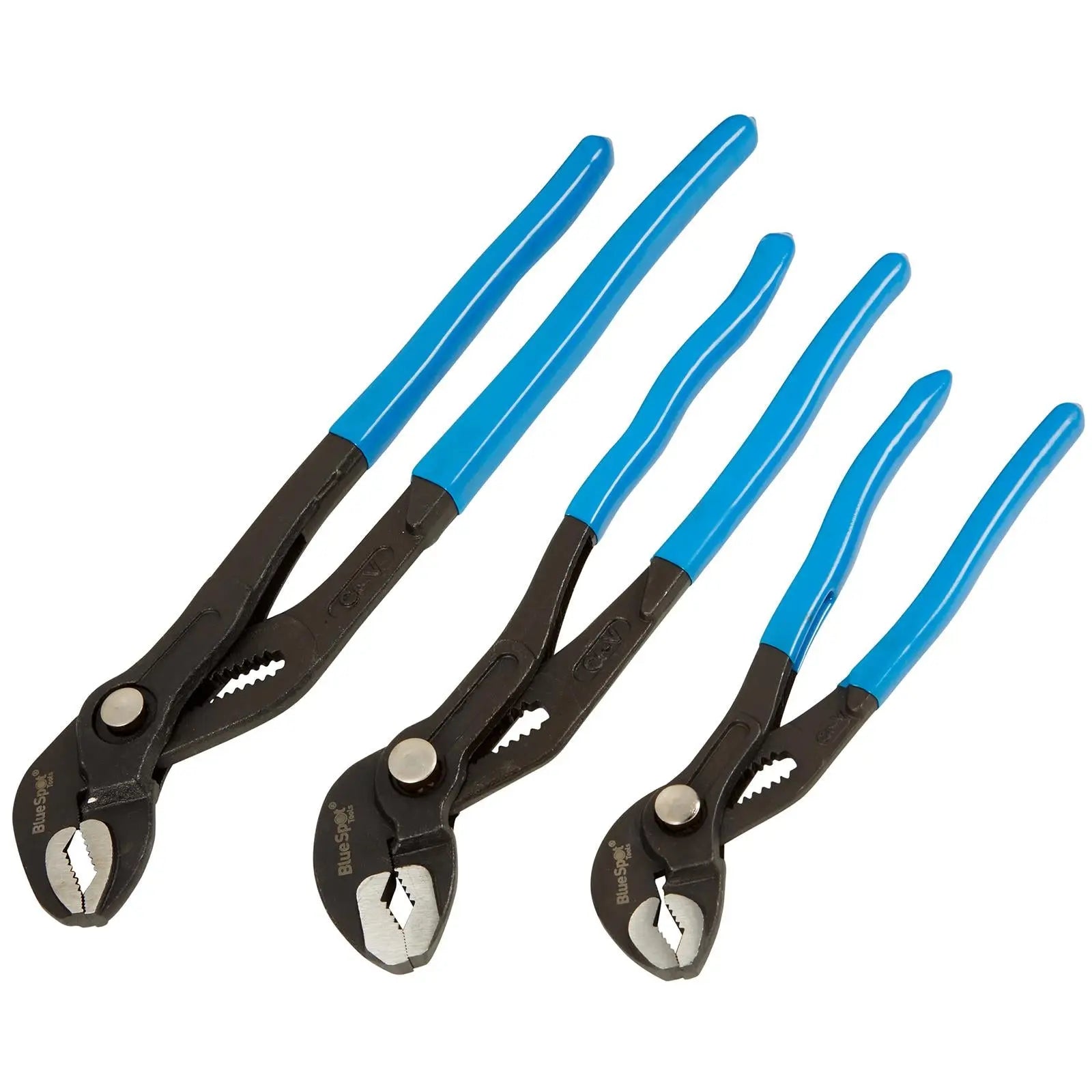 BlueSpot Waterpump Pliers In Wallet 175mm-300mm 3 Piece 