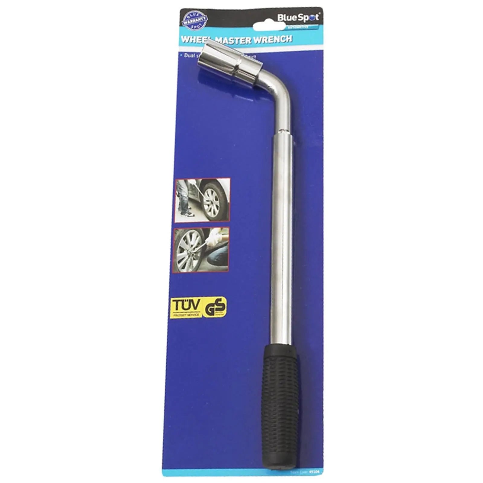 BlueSpot Wheel Wrench Master Telescopic L Type  White Rose Tools