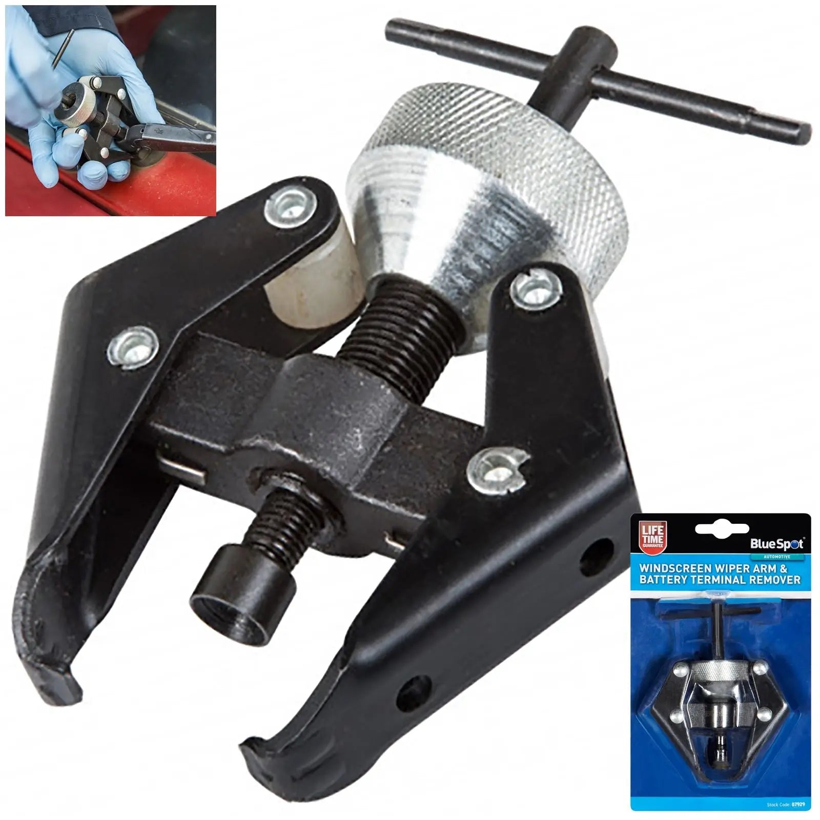 BlueSpot Windscreen Wiper Arm and Battery Terminal Remover 