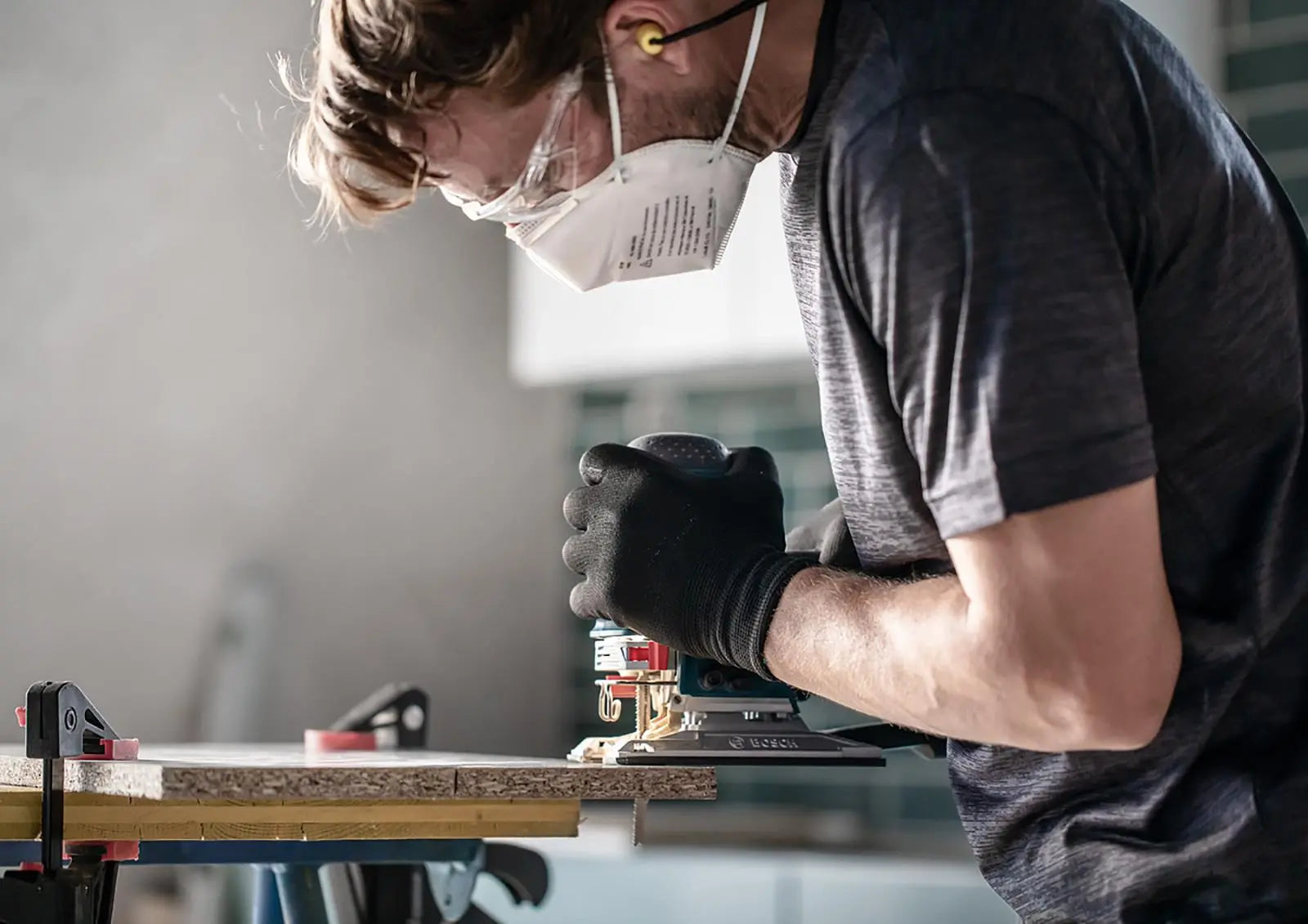 Bosch EXPERT Jigsaw Blades 5 Piece T308BF Hardwood 2 Side Clean 117mm  White Rose Tools