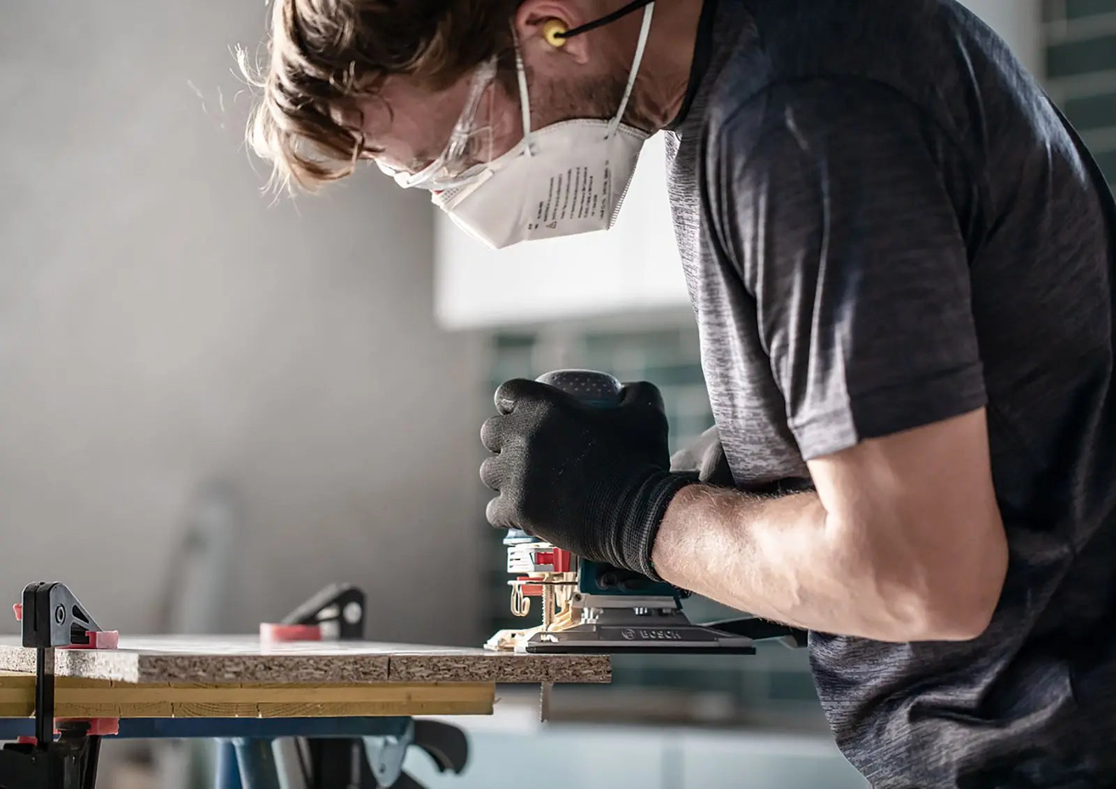 Bosch EXPERT Jigsaw Blades 5 Piece T308BF Hardwood 2 Side Clean 117mm  White Rose Tools